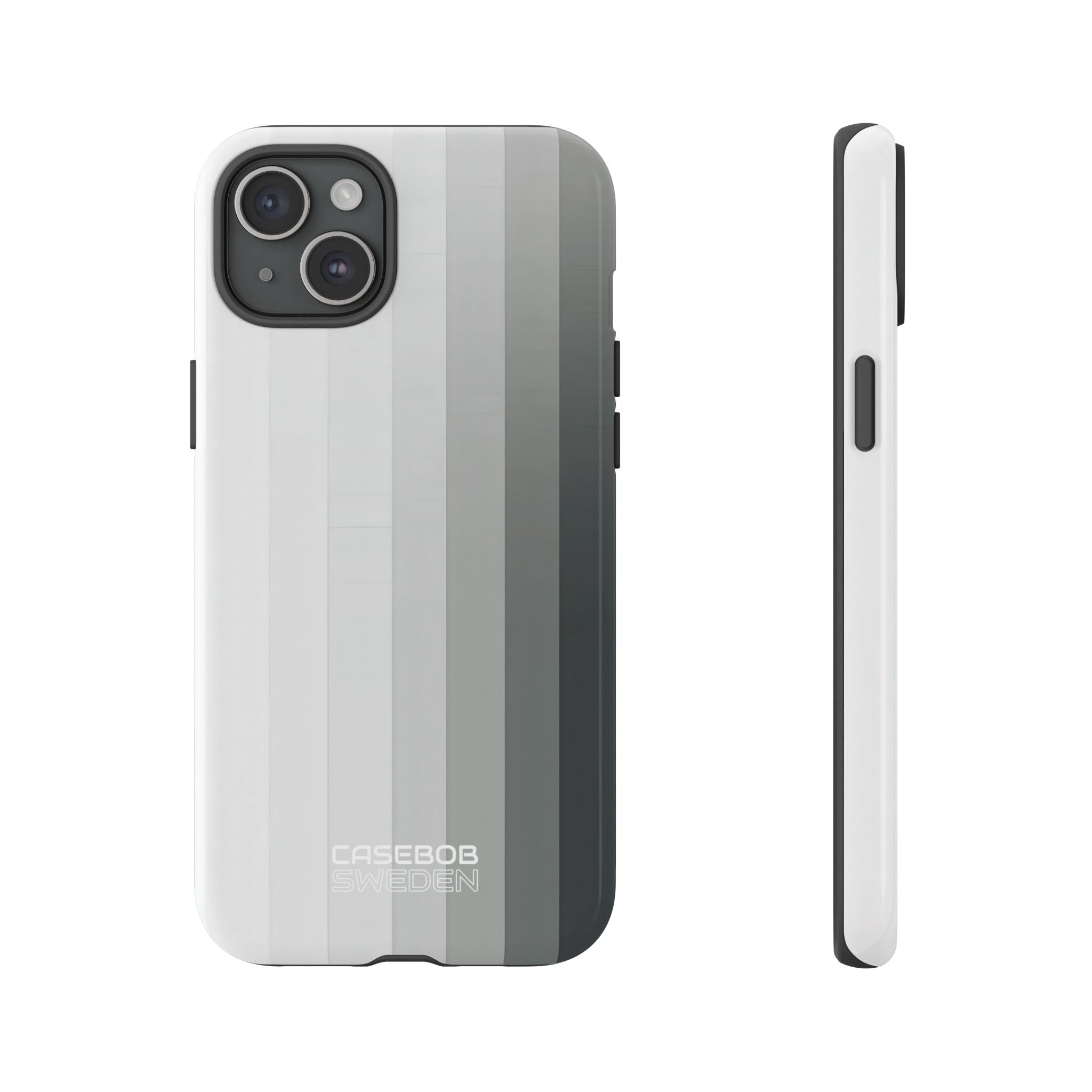 Strisce a gradiente argento iPhone 15 - Tough