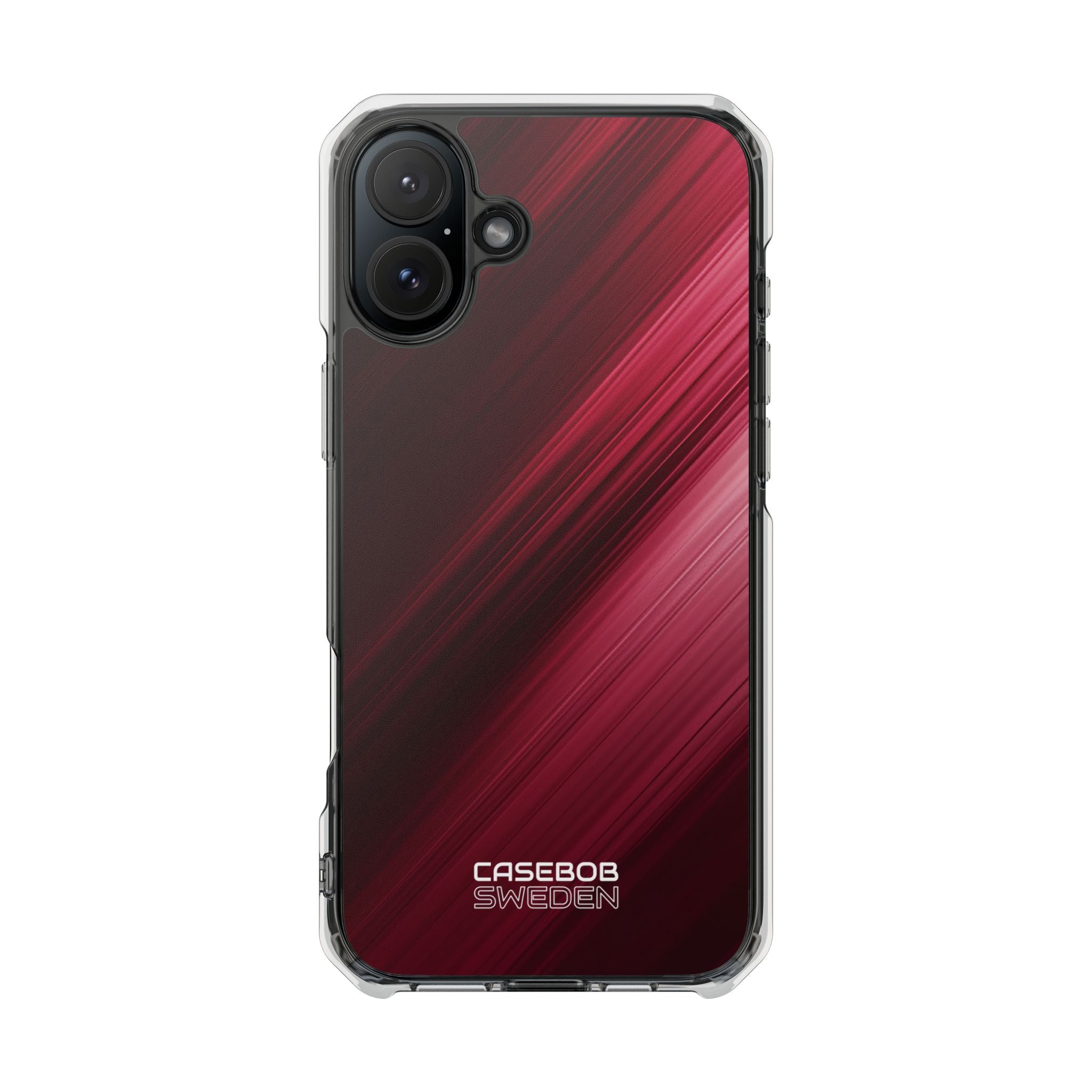 Crimson Drift Motion iPhone 16 - Impact Clear+