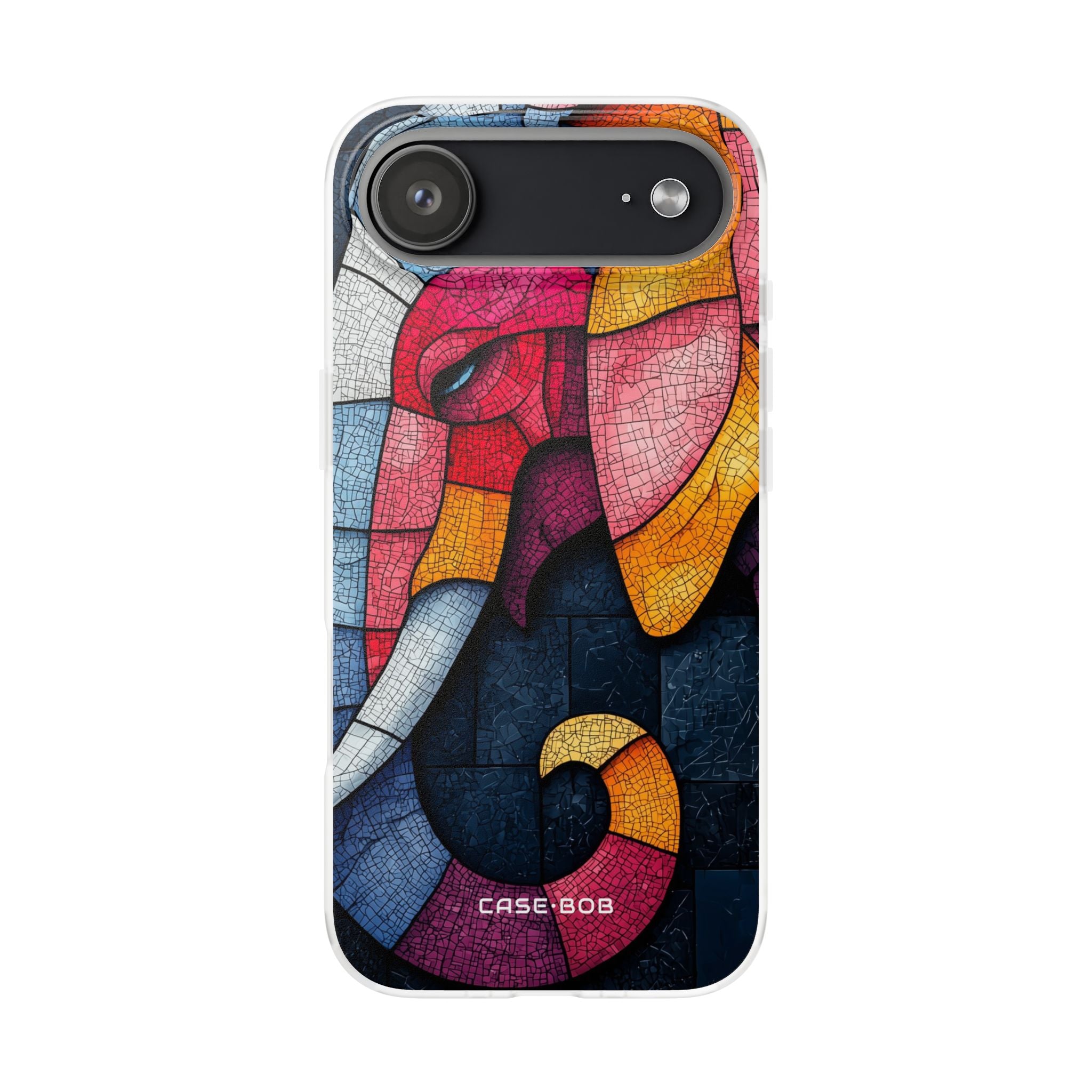 Elephant Mosaic iPhone 17 Air Case - Soft