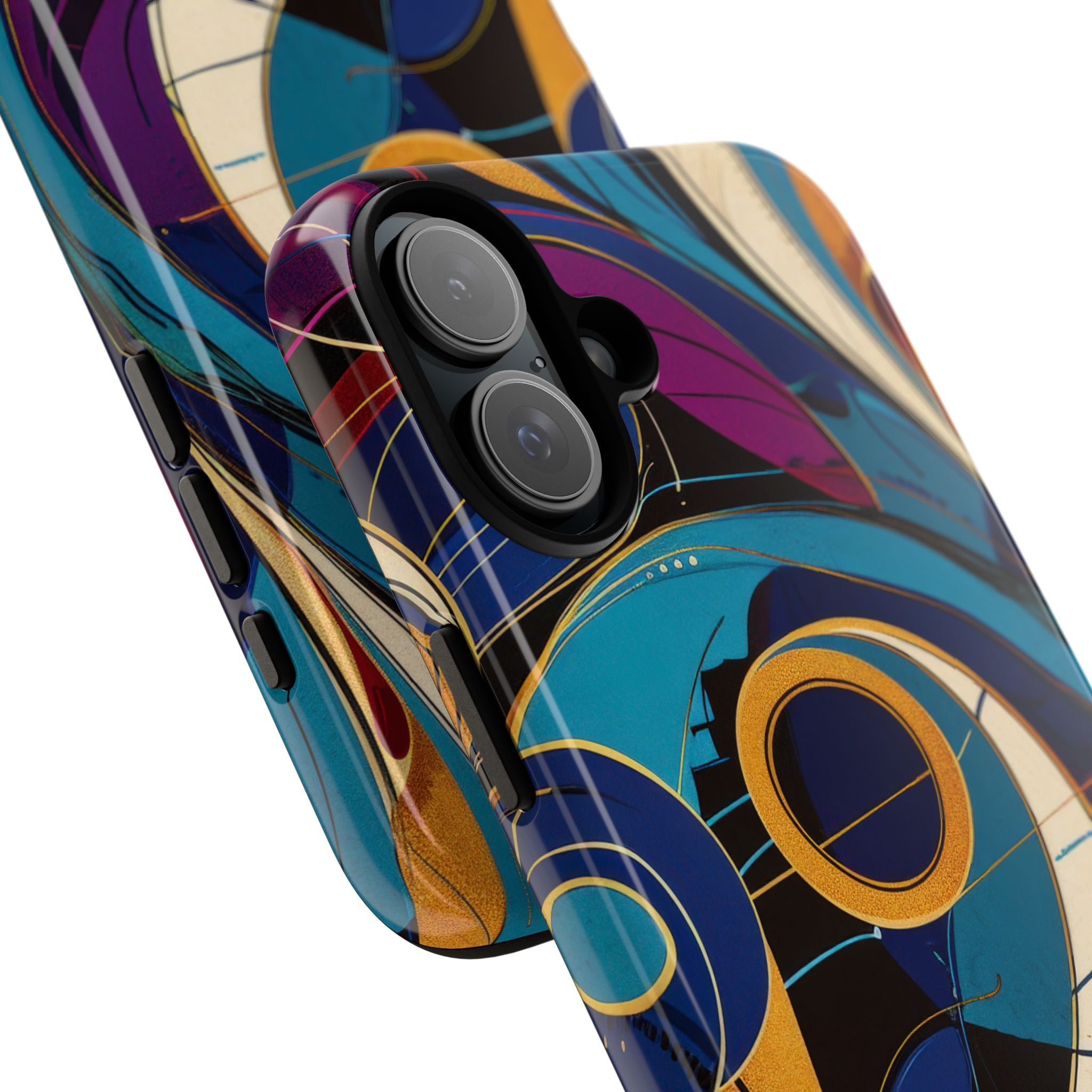 Swirling Copper Dreams iPhone 16 - Tough