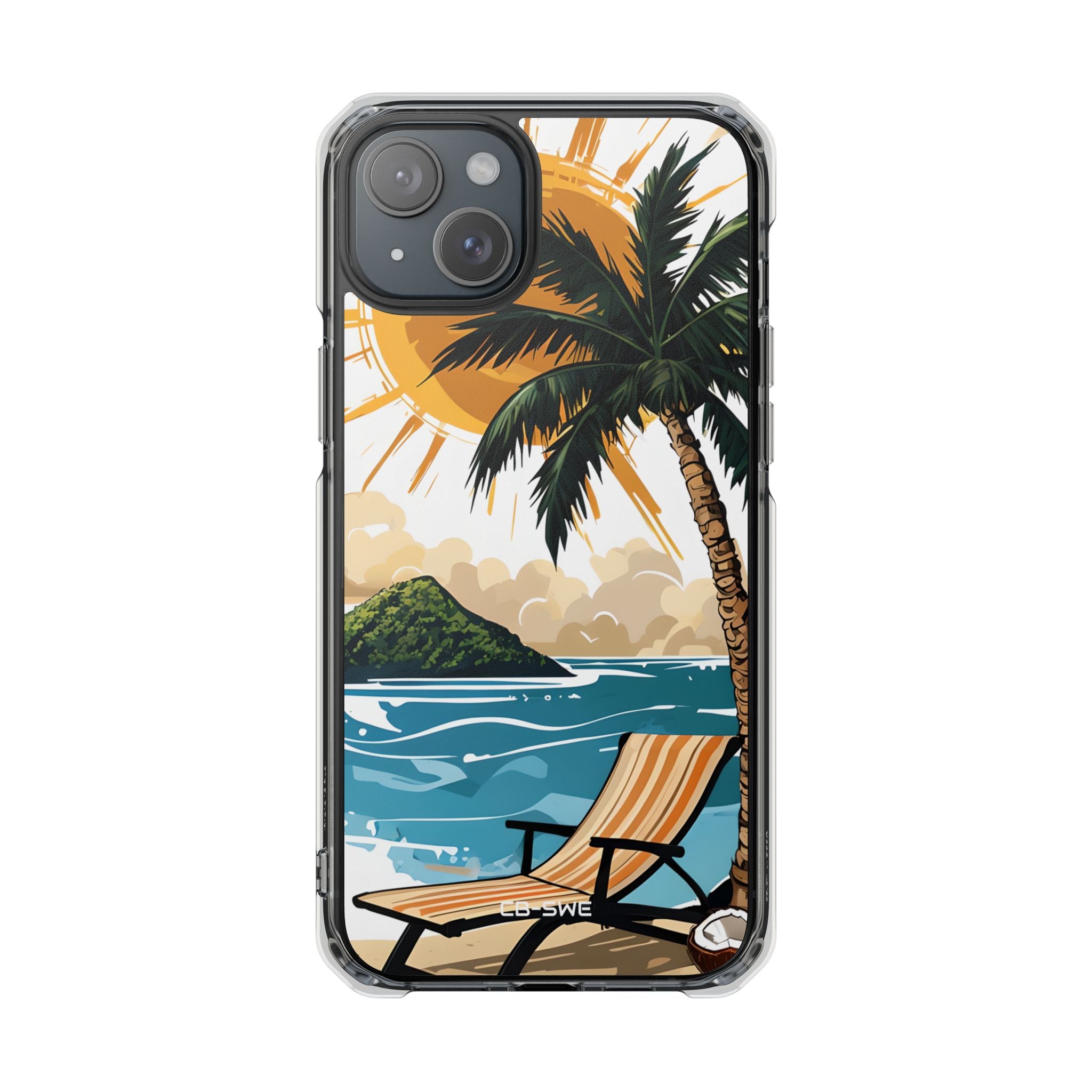 Sunny Tropical Escape iPhone Case - Impact