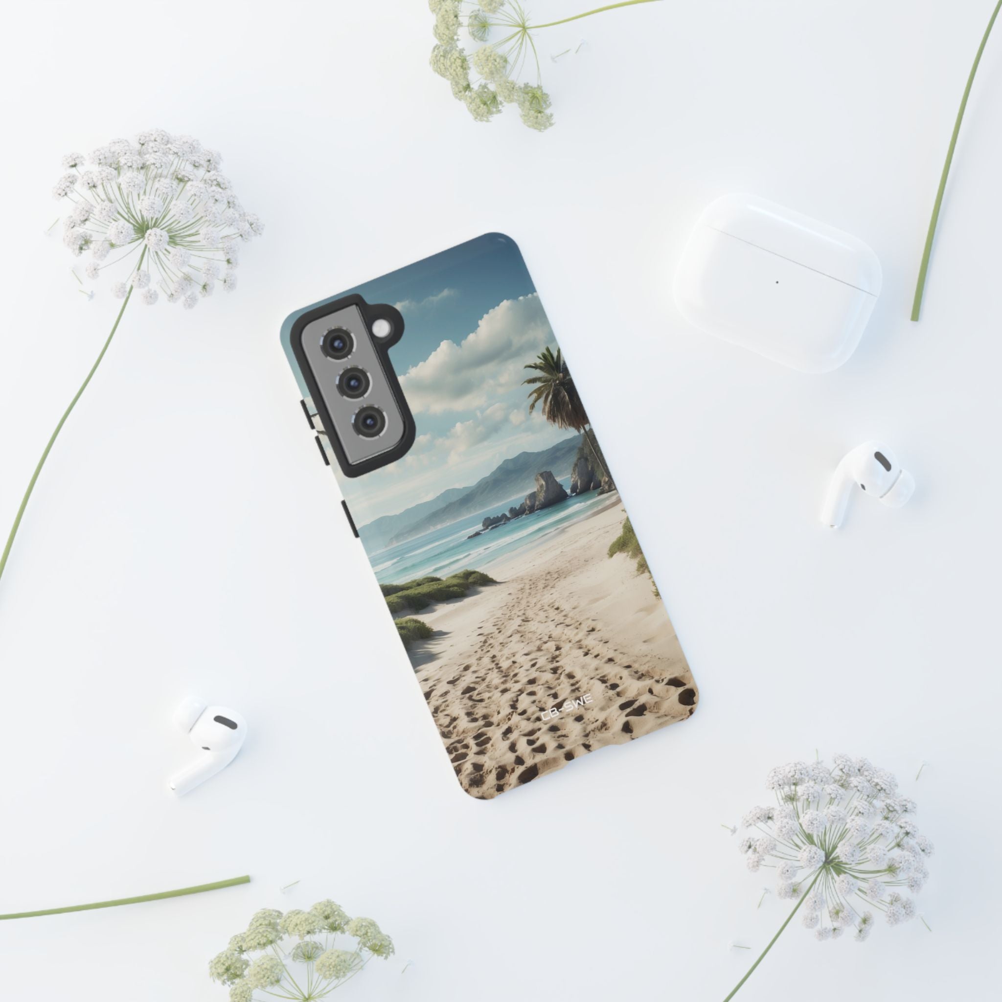 Footprints Trace Sand - Samsung Case