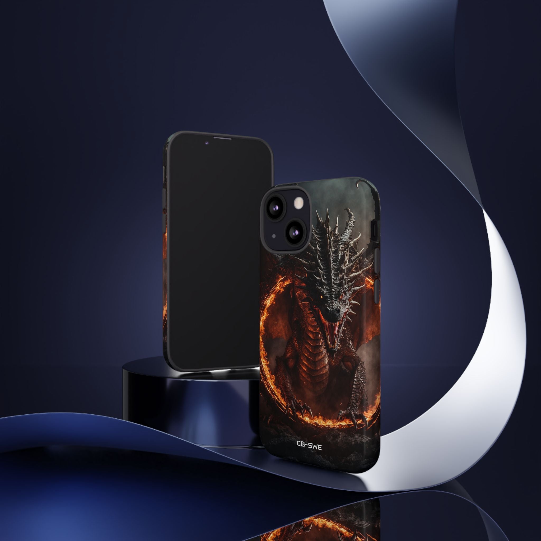 Fiery Dragon Roars - iPhone Case