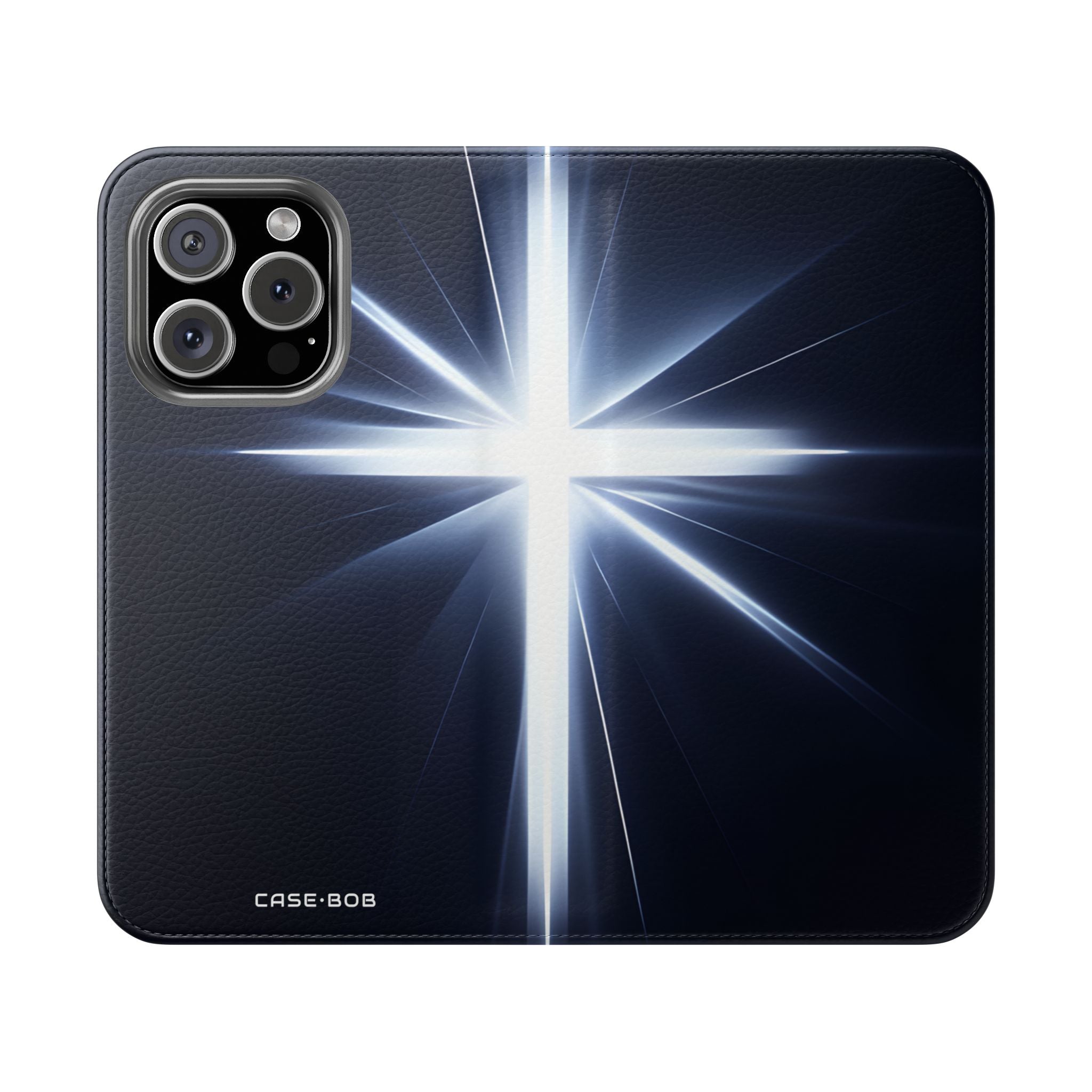 Glowing Crossburst - iPhone 16 Pro Case - Wallet