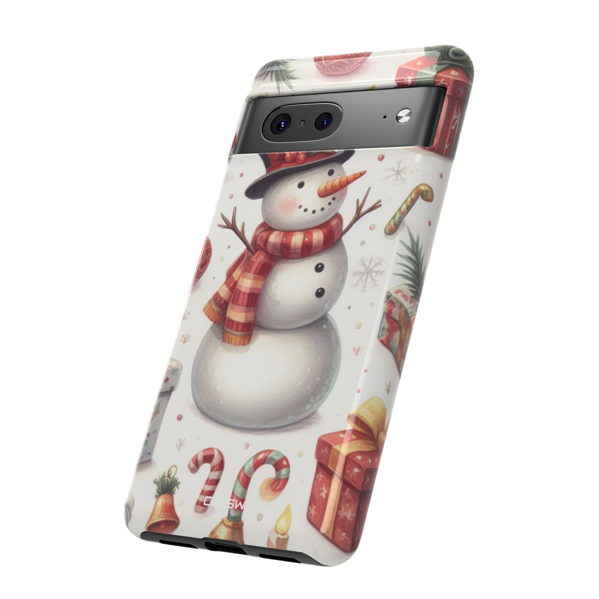 Snowman Wears Scarf - Google Pixel Case