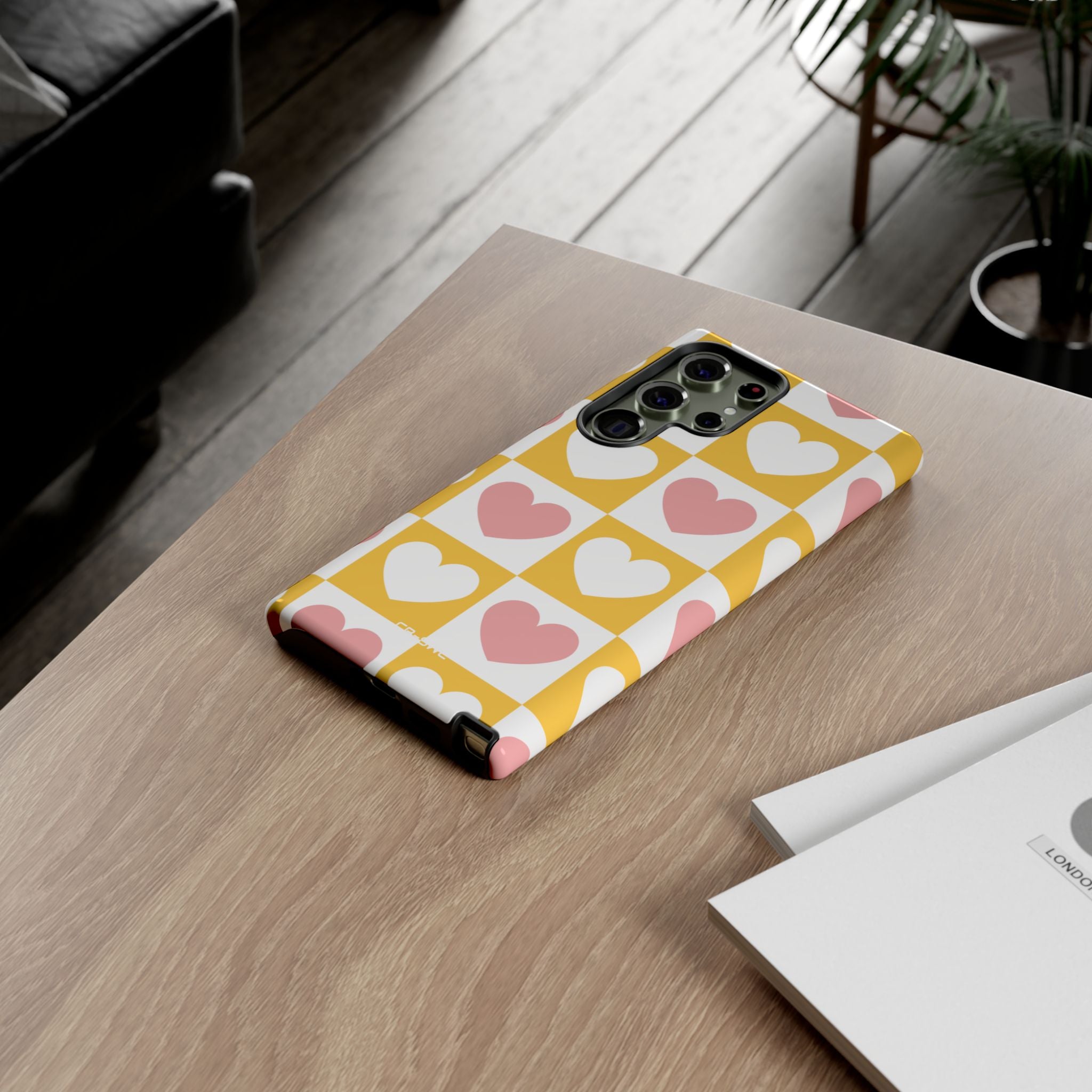 Heart Grid Harmony - Samsung Case