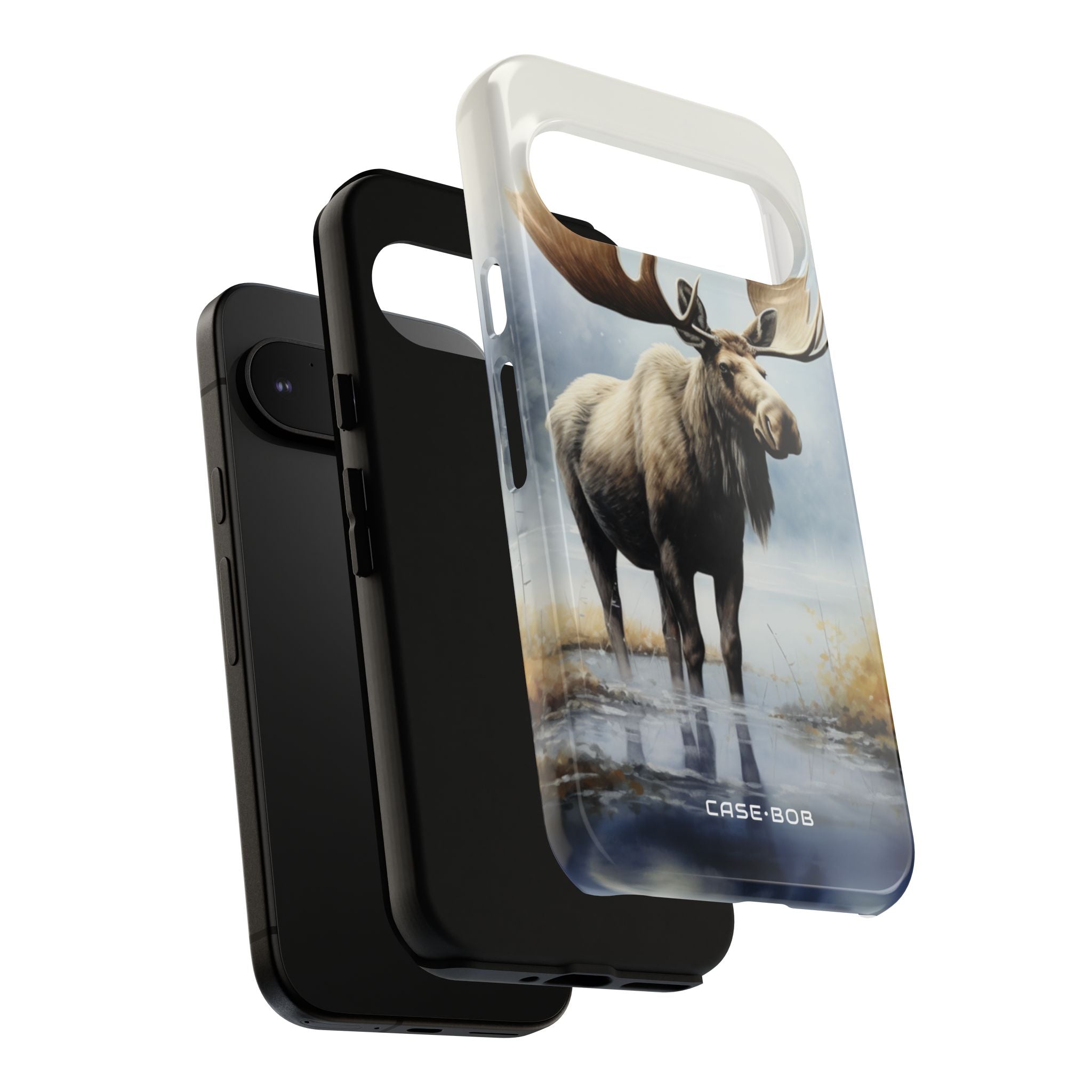 Moose Reflection Google Pixel 9 Case - Tough