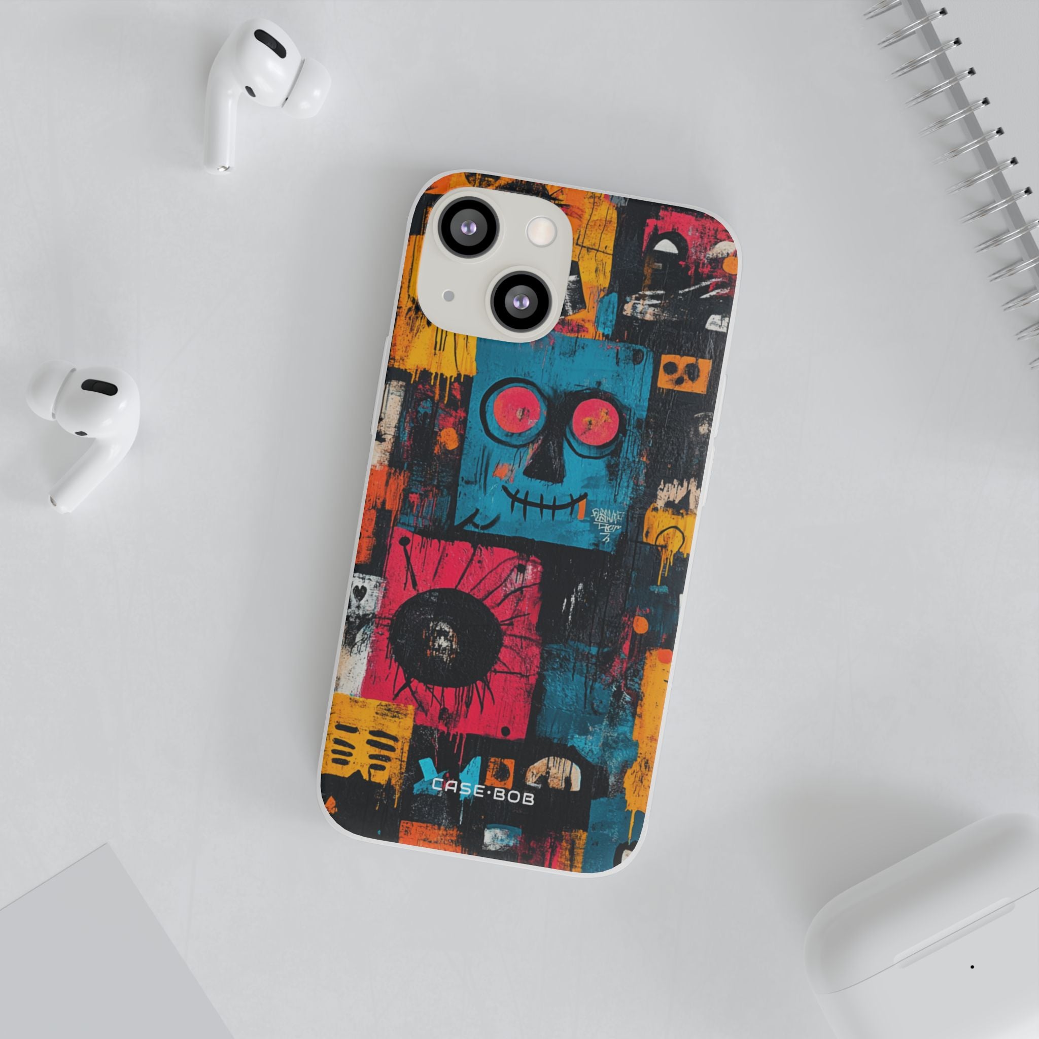 Blue Stitch Smile iPhone 13 mini Case - Soft