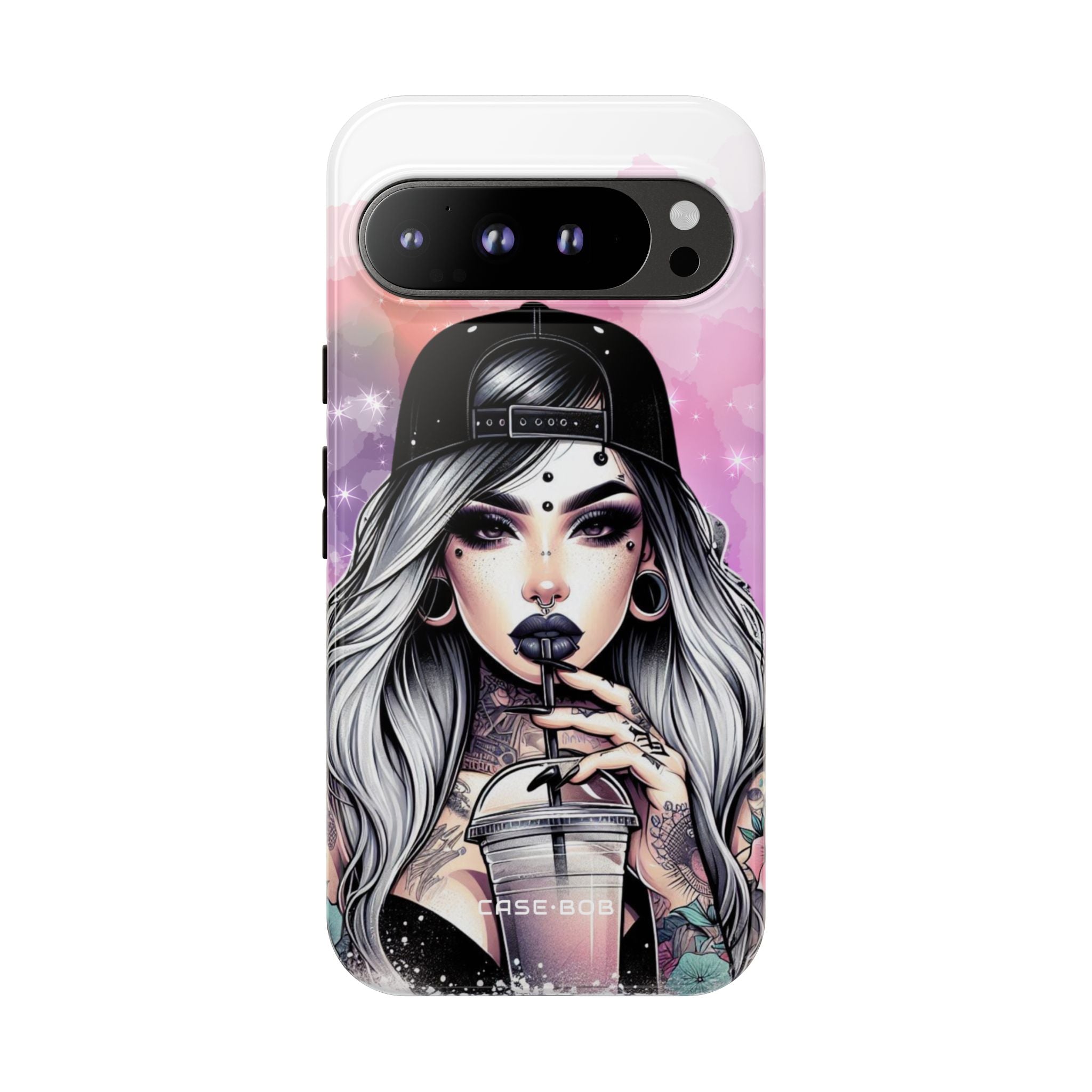 Silver Sip Nebula Google Pixel 9 Pro XL Case - Tough