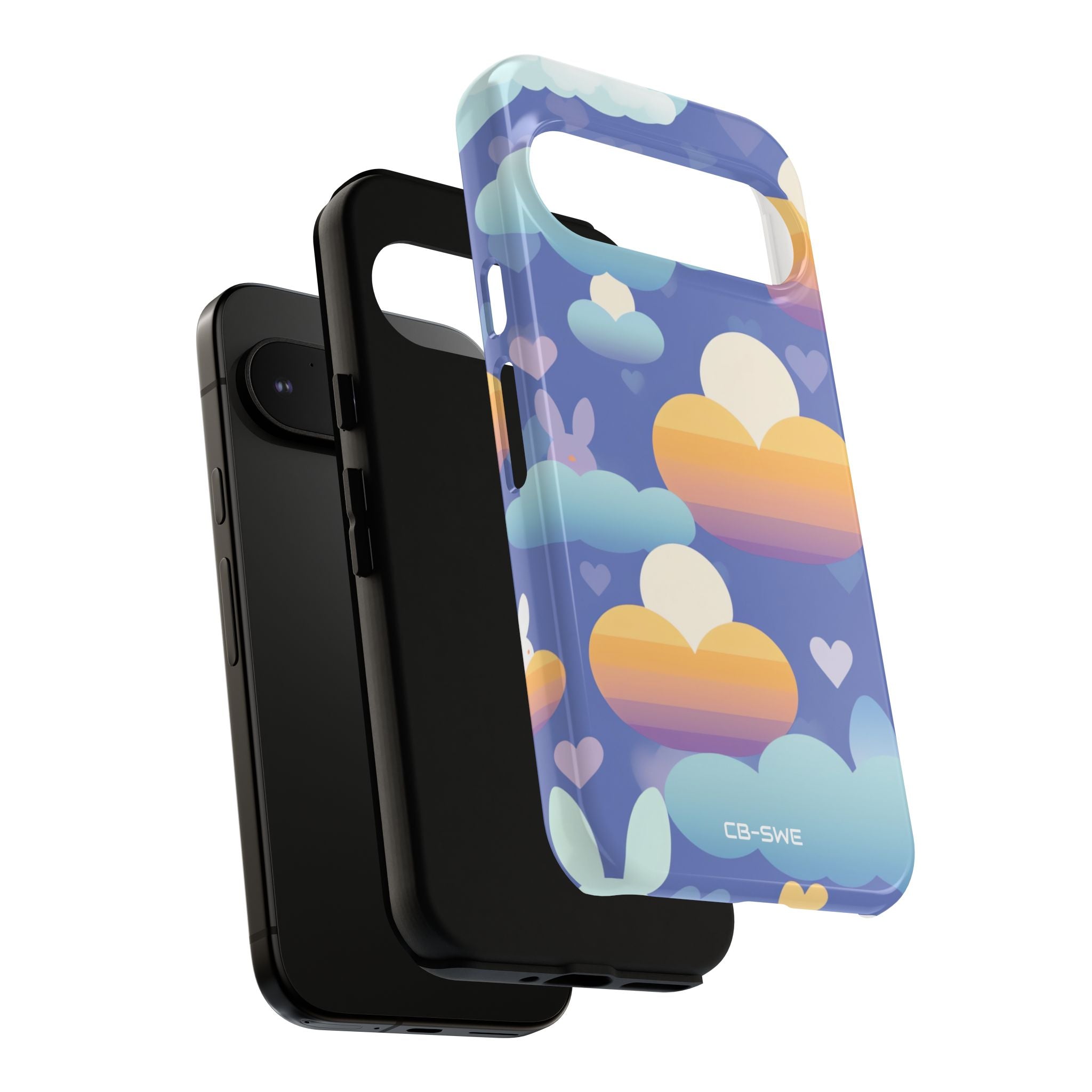 Bunnies Dance Among Clouds - Google Pixel Case