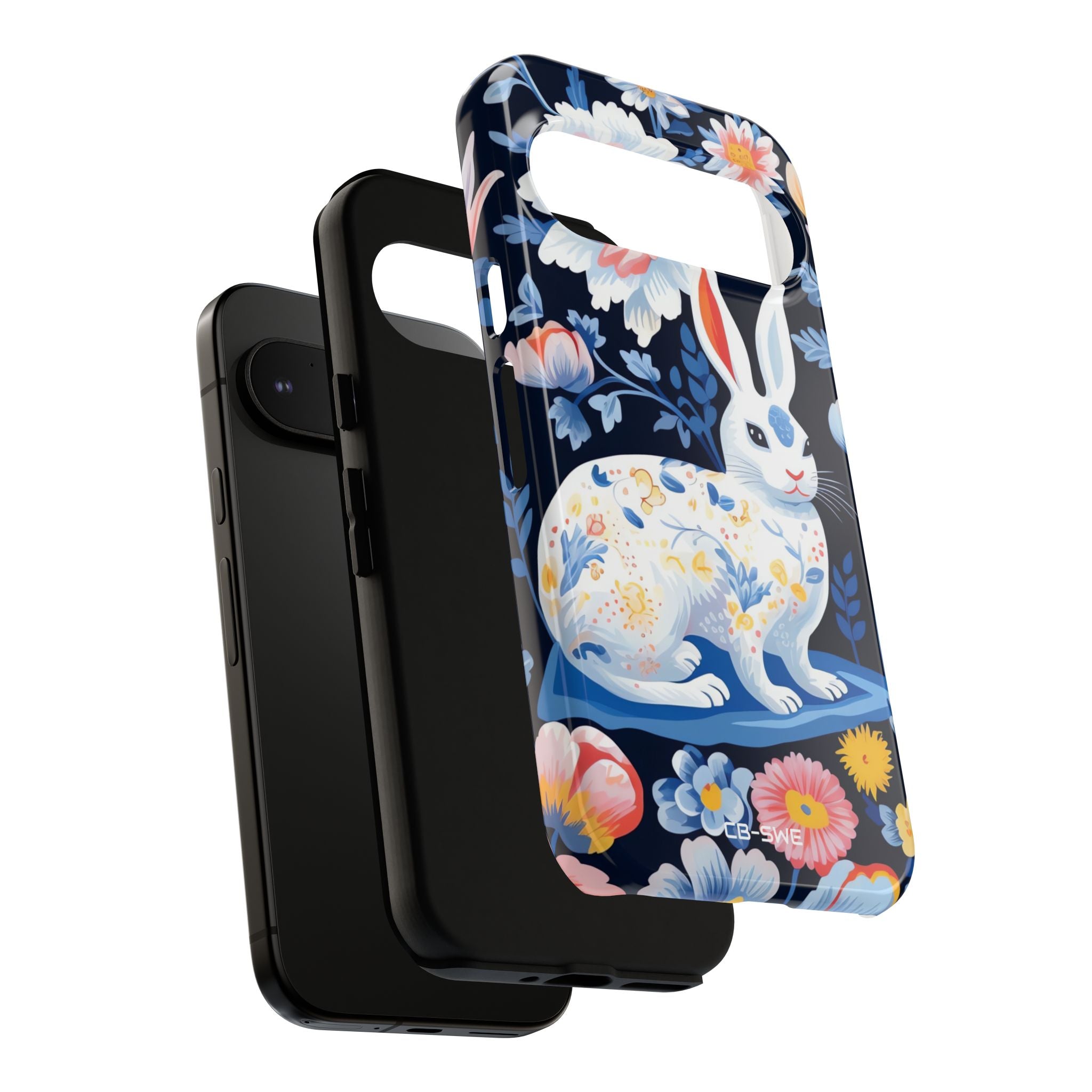Floral Rabbit Dances - Google Pixel Case