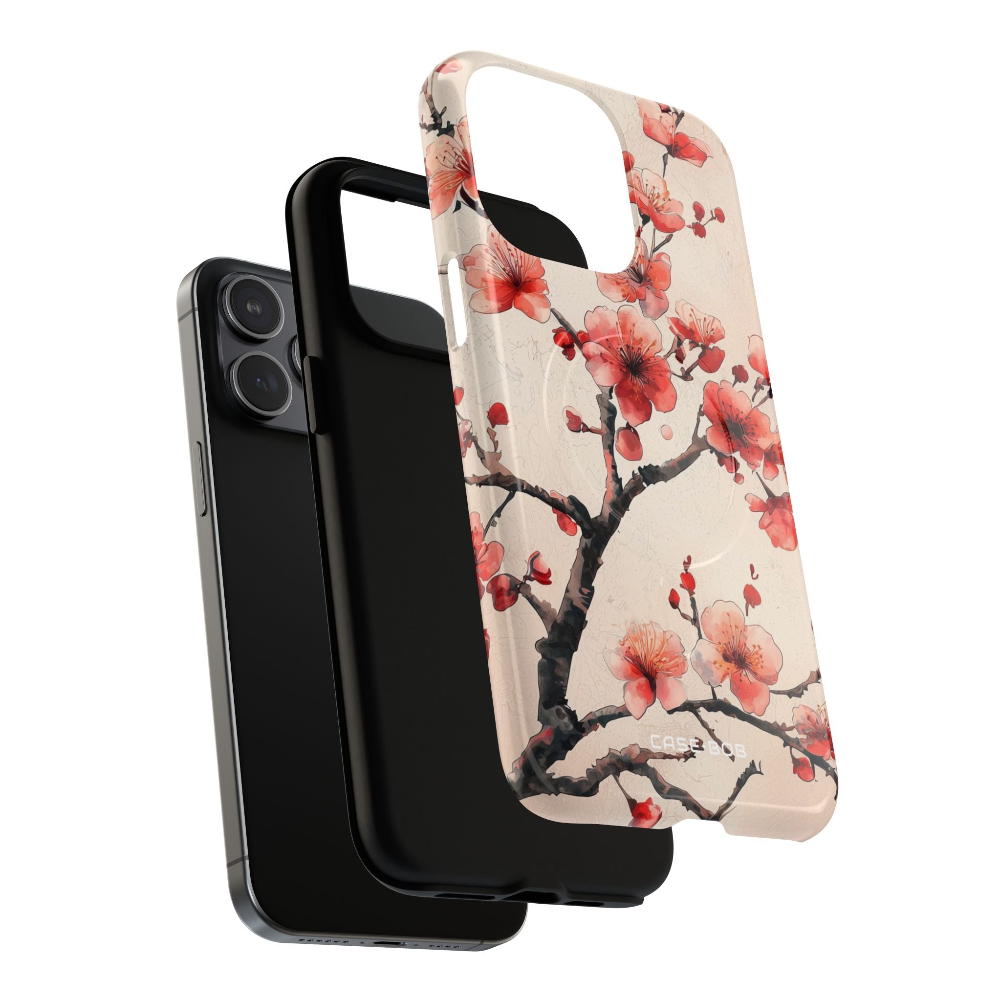 Blossom Shadow iPhone 15 Pro Max Case - Tough+