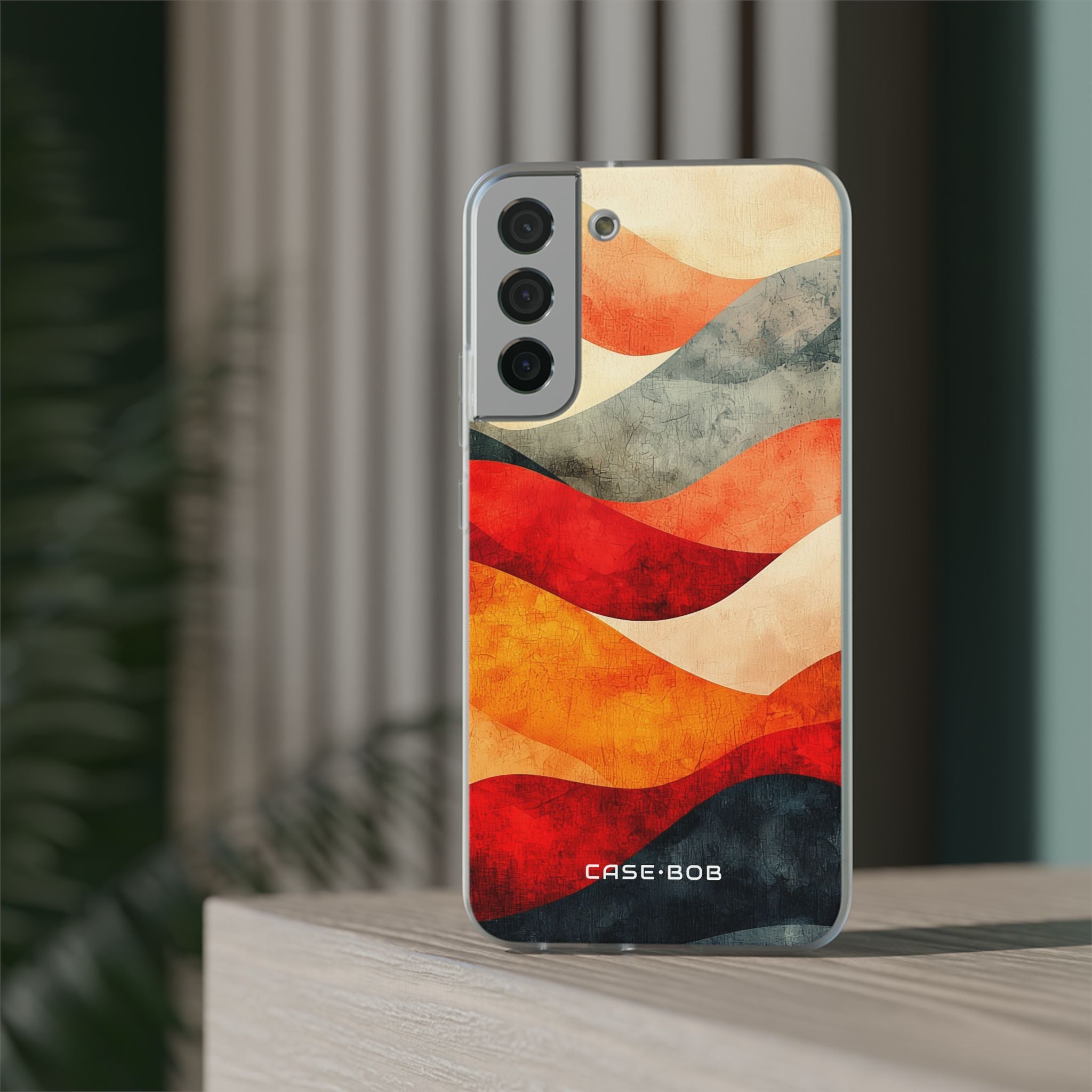 Cracked Wave Sunset Samsung S22 Plus Case - Soft