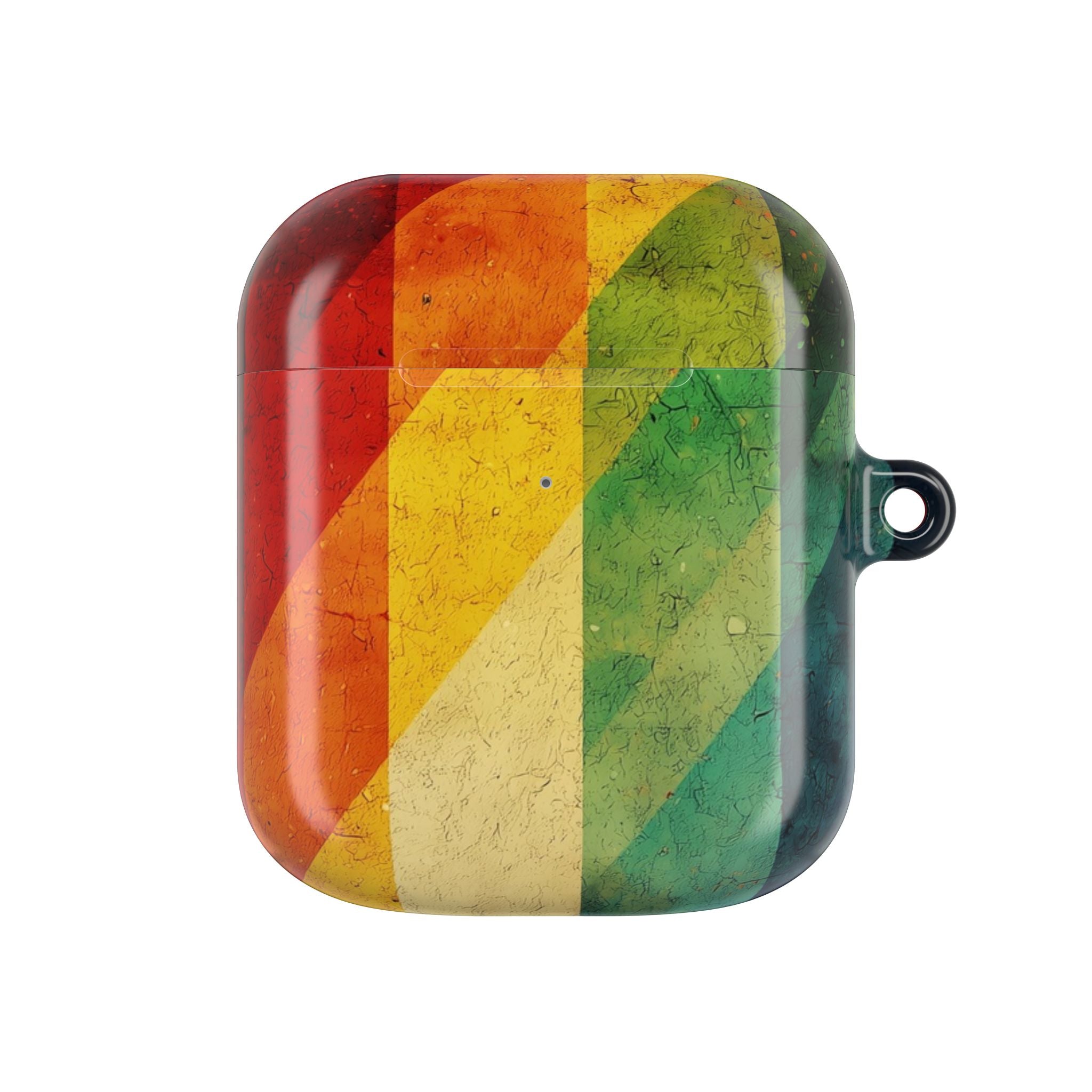 Crimson Stripes - AirPods Case