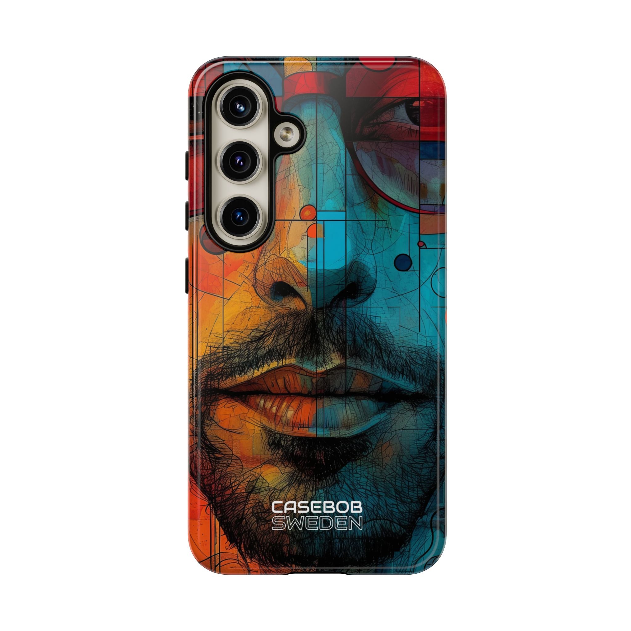 Volto con Occhiali Cubisti Samsung S24 - Tough