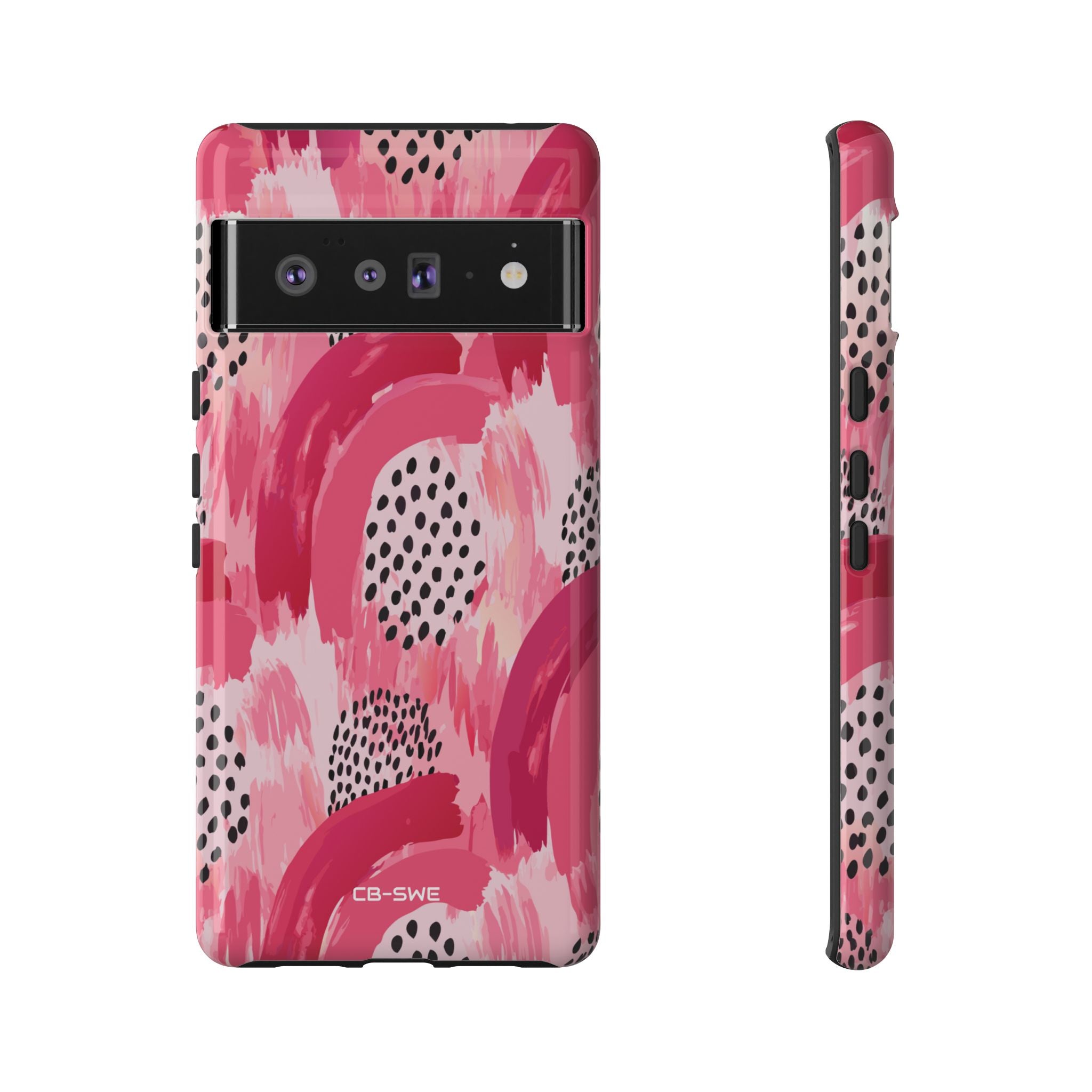 Vibrant Brushwork Dance - Google Pixel Case