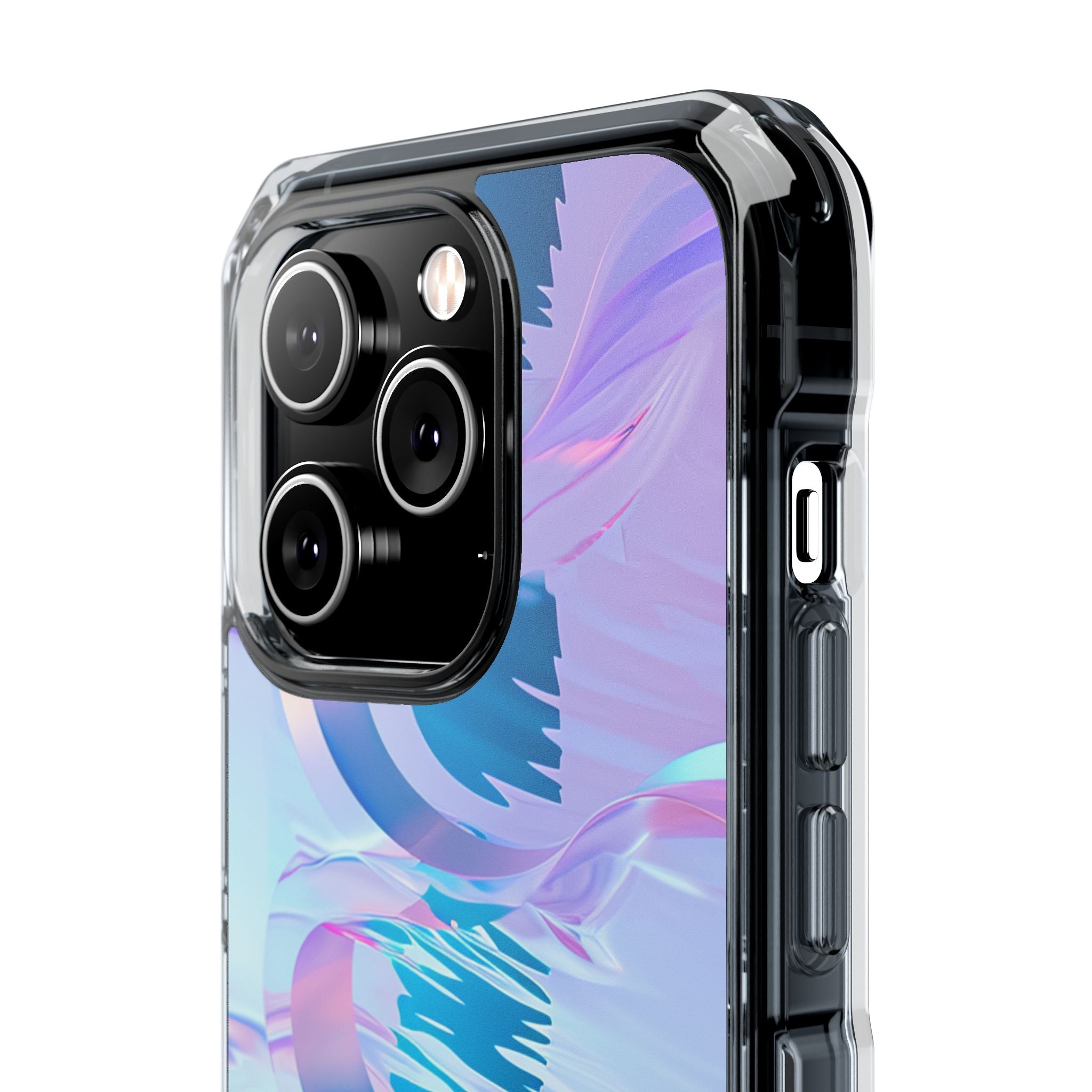 Iridescente Stromende Golven iPhone 14 - Impact Clear+