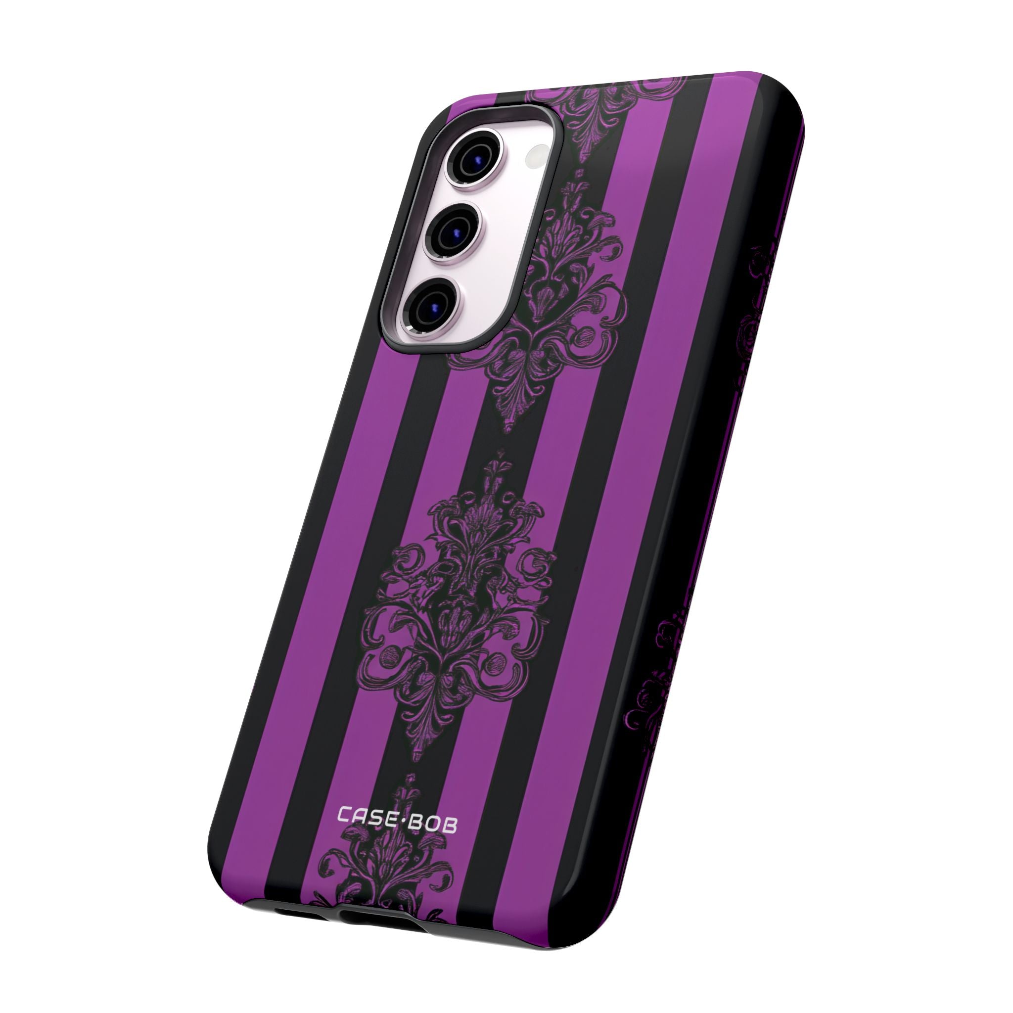 Damask Elegance Purple Samsung S23 Plus Case - Tough