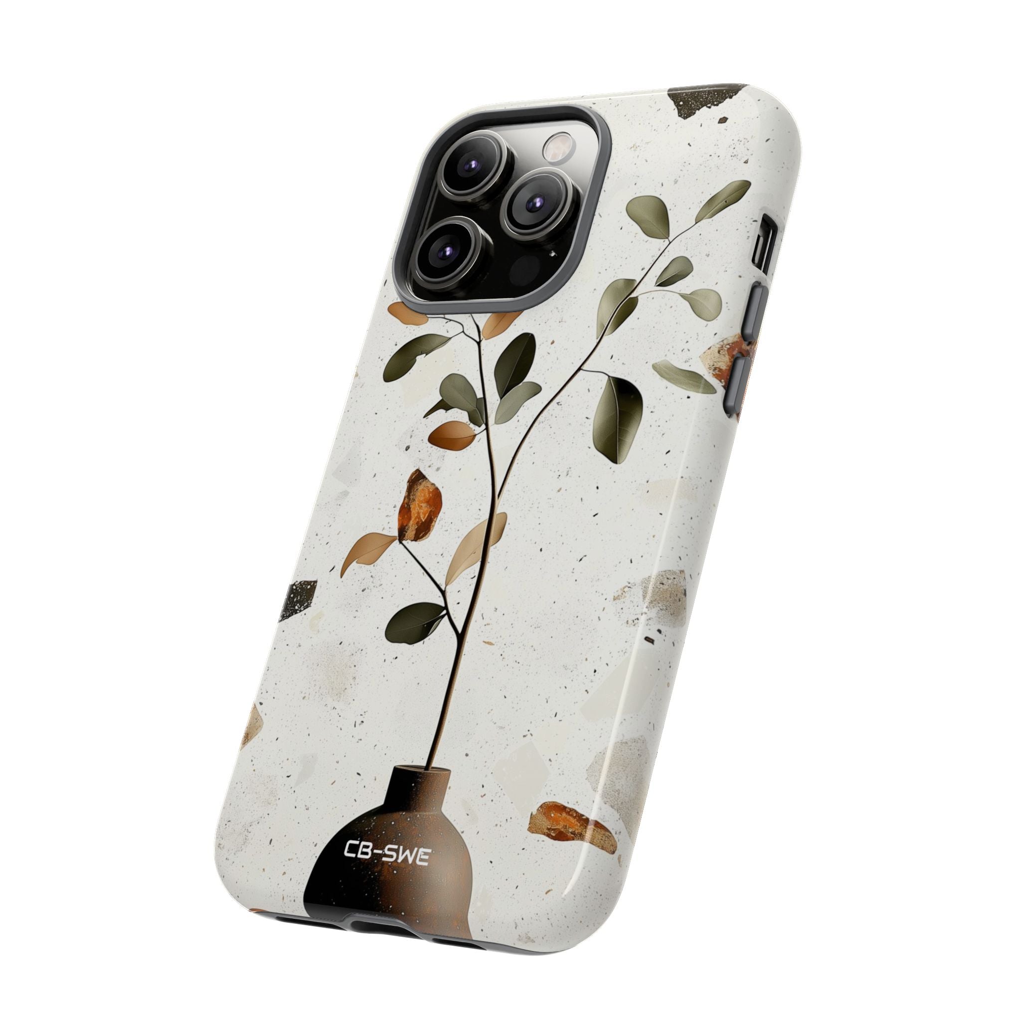 Vase Holds Leaves - iPhone Case