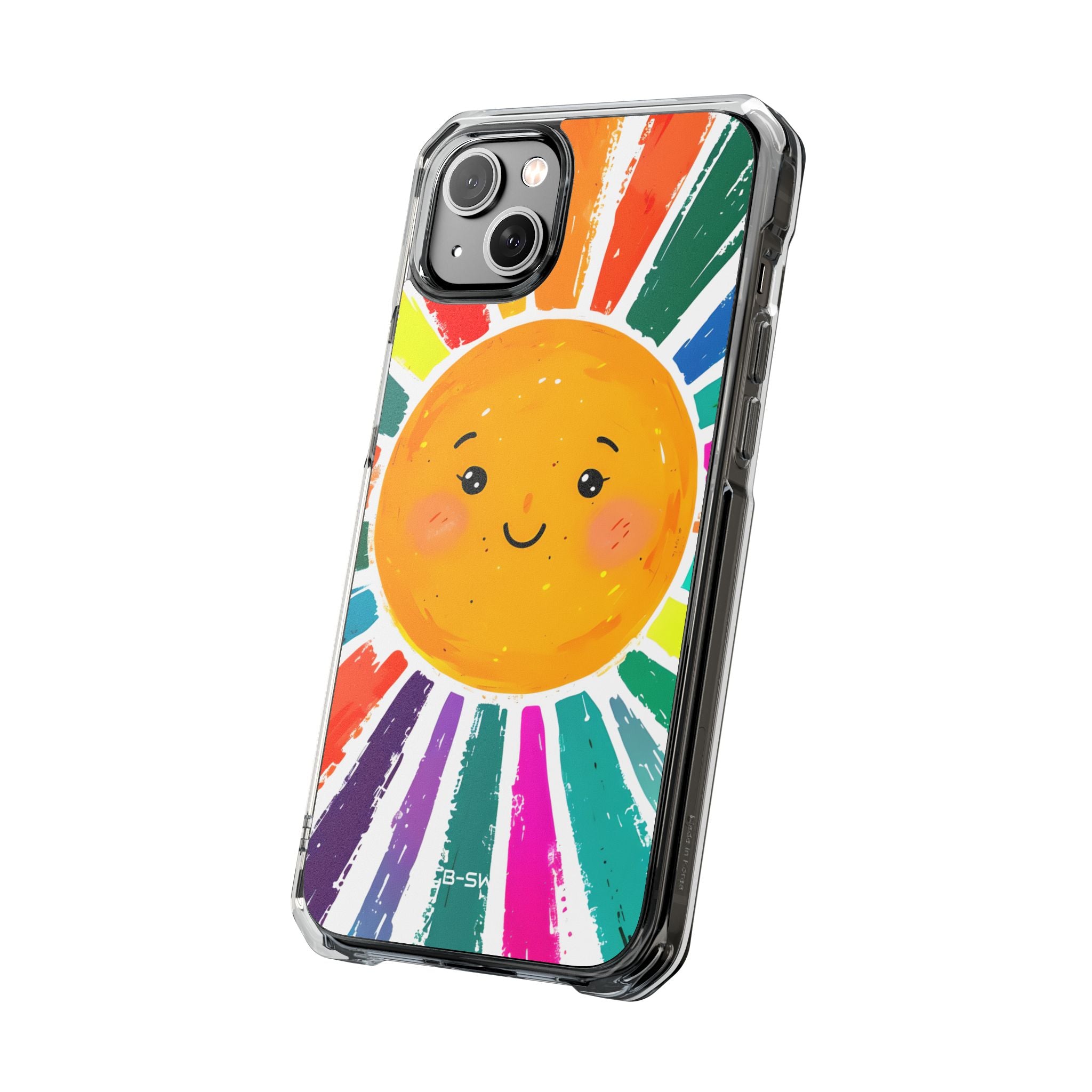 Radiant Smiling Sun iPhone Case - Impact