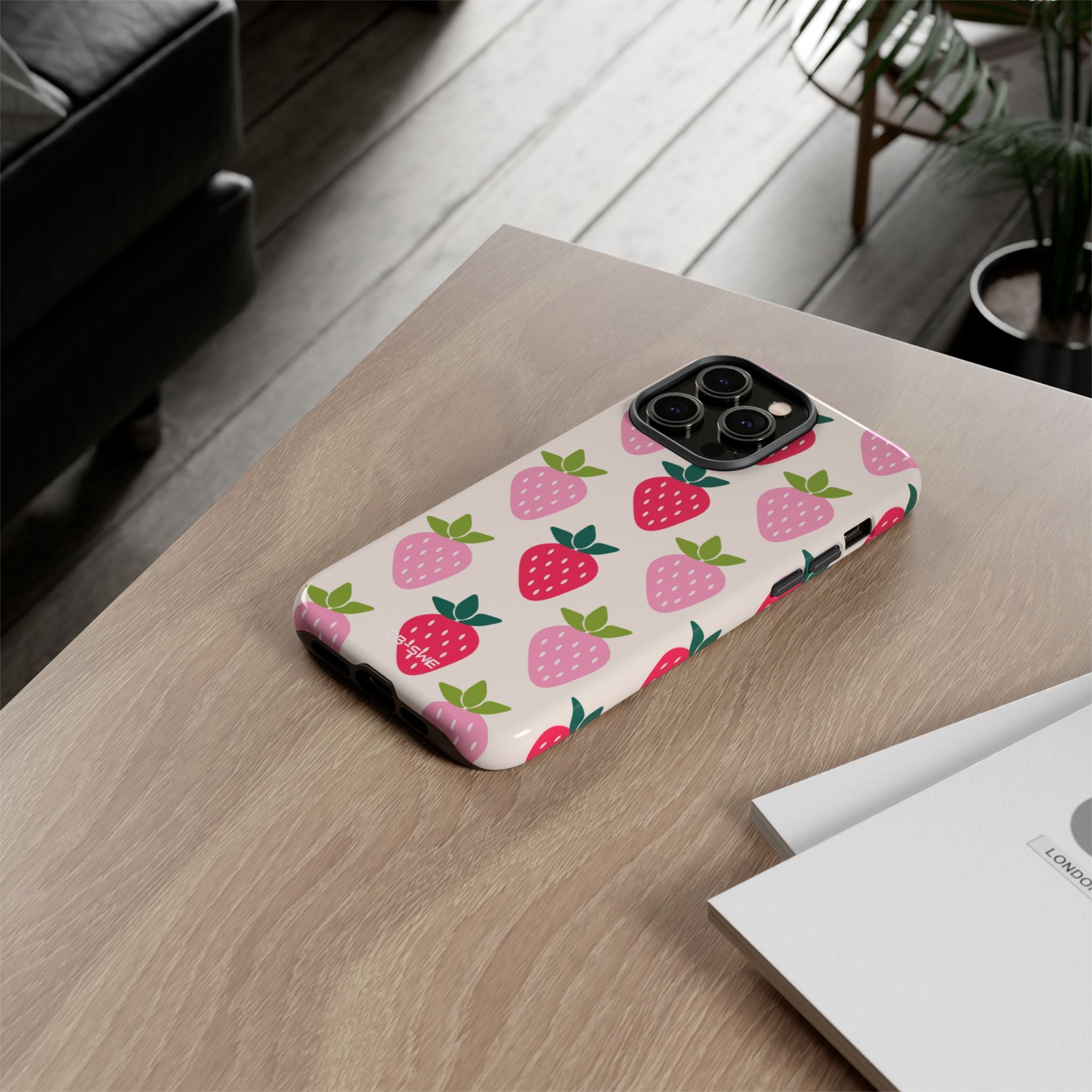 Vibrant Strawberry Rhythm - iPhone Case