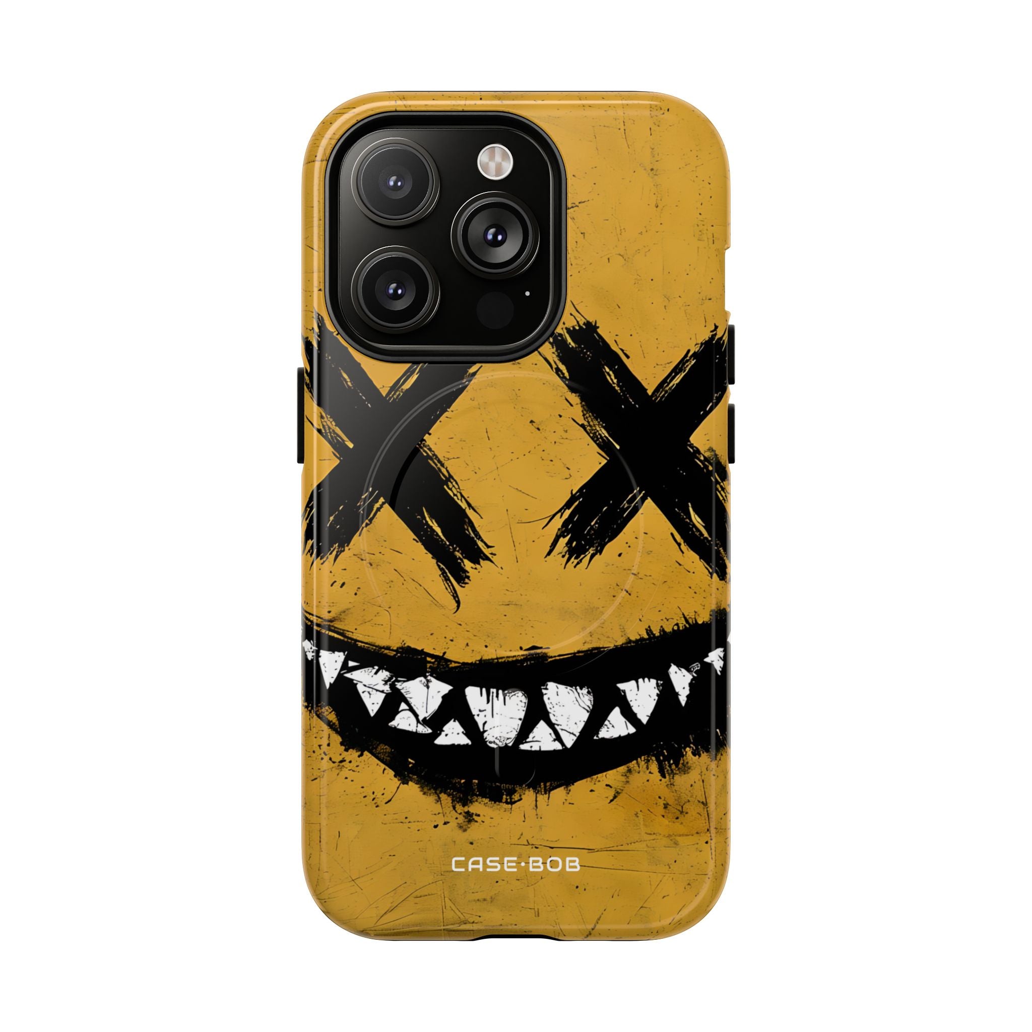 Jagged Smile Yellow iPhone 14 Pro Case - Tough+