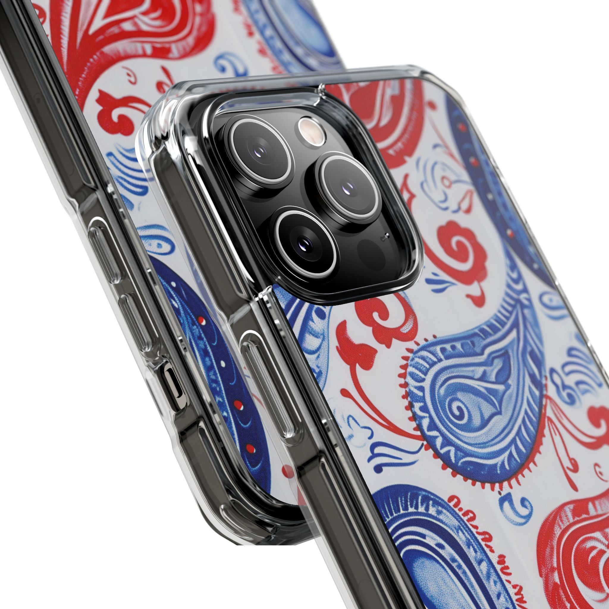 Vibrant Paisley Swirls iPhone 14 - Impact Clear+