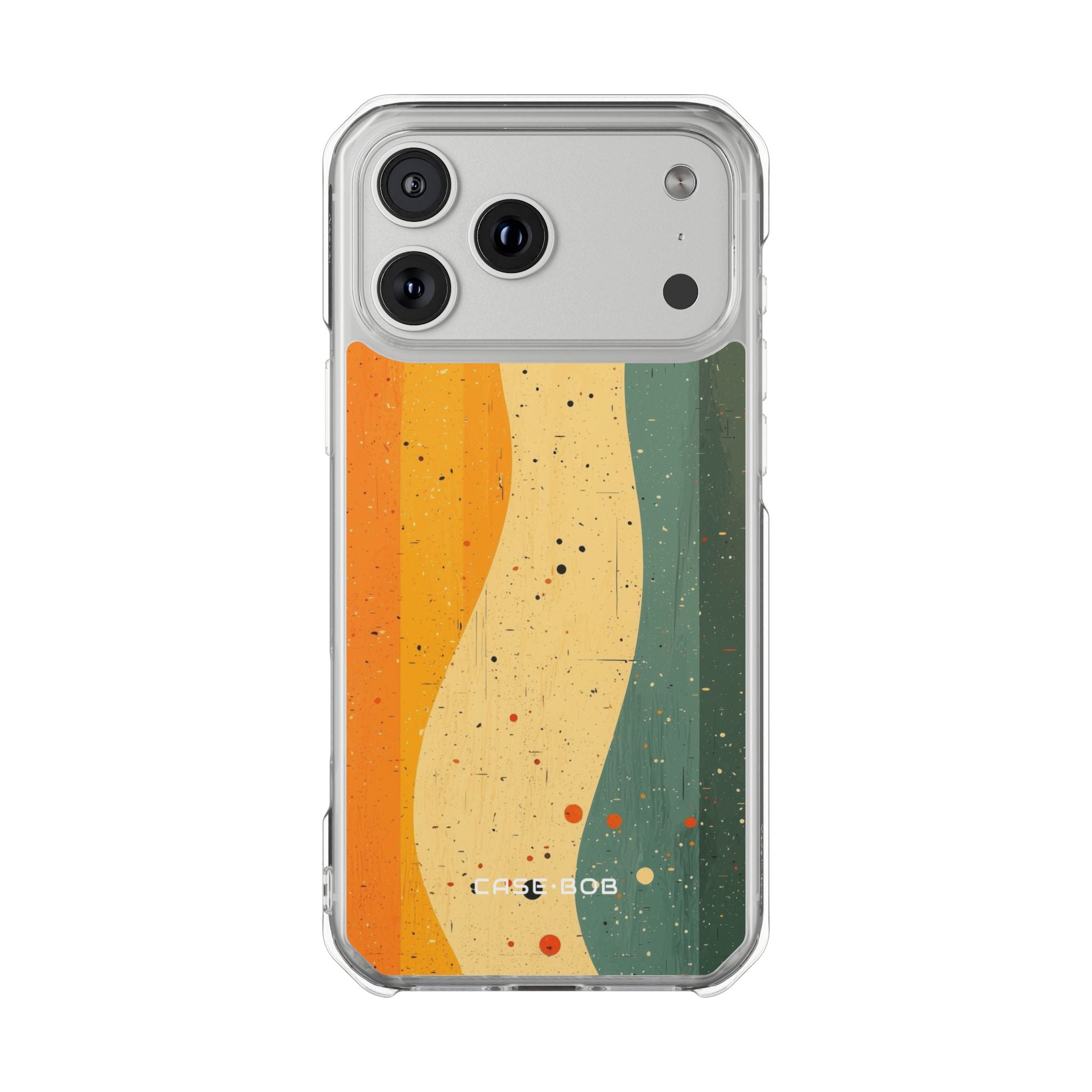 Wavy Bands Sunset iPhone 17 Pro Max Case - Impact