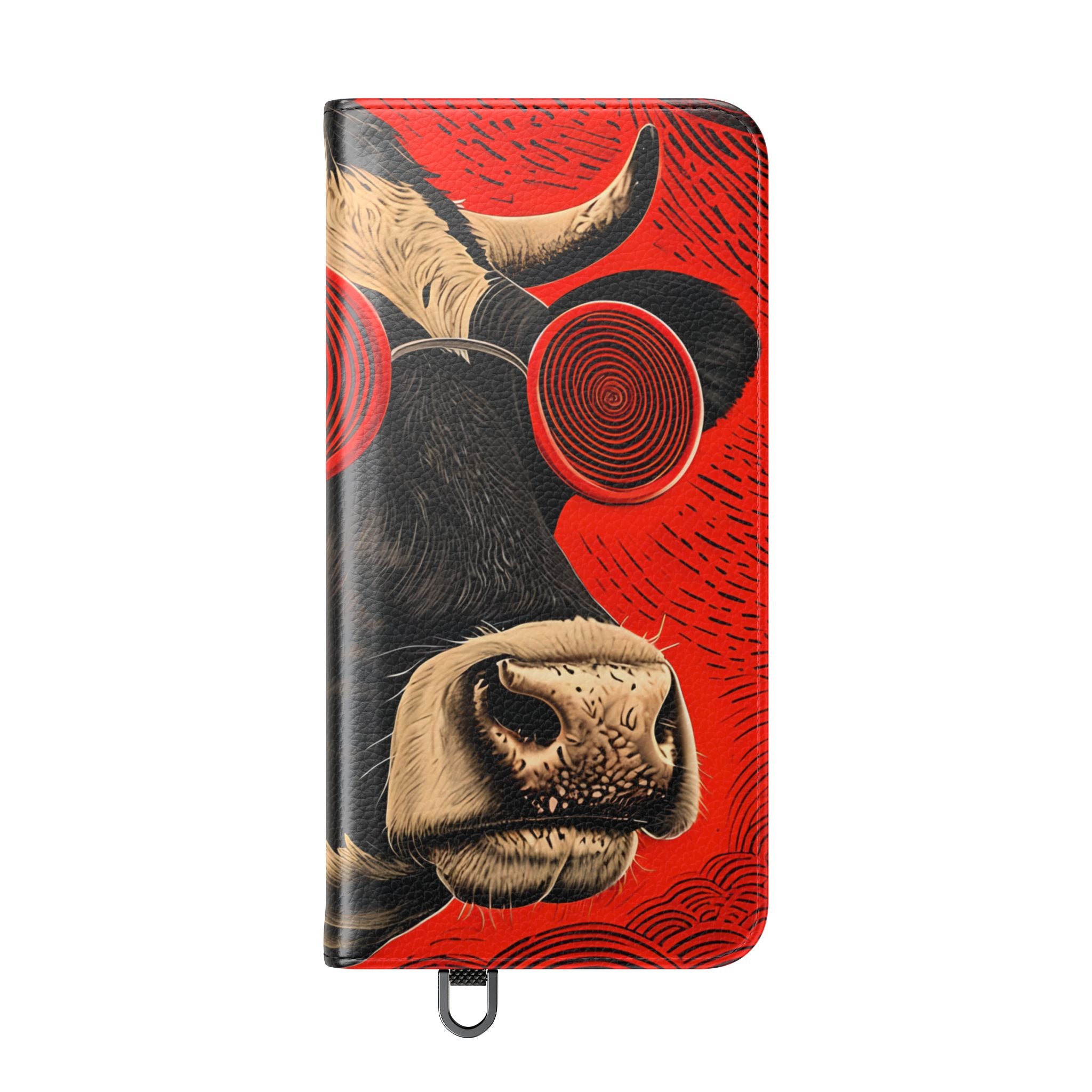 Spiral Cow Vision - Samsung S25+ Case - Lompakkokotelo