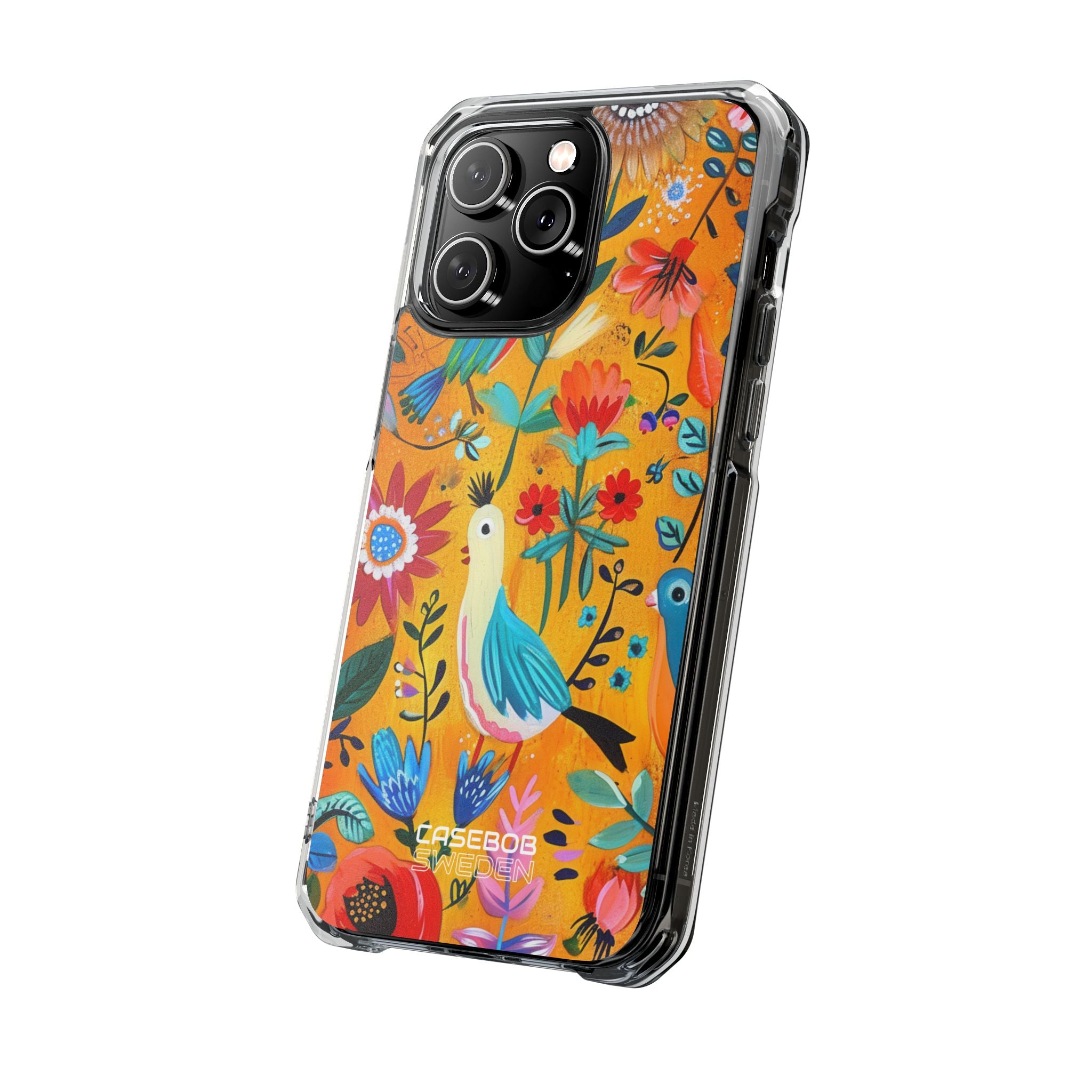 Whimsical Birds Garden iPhone 14 - Impact Clear+