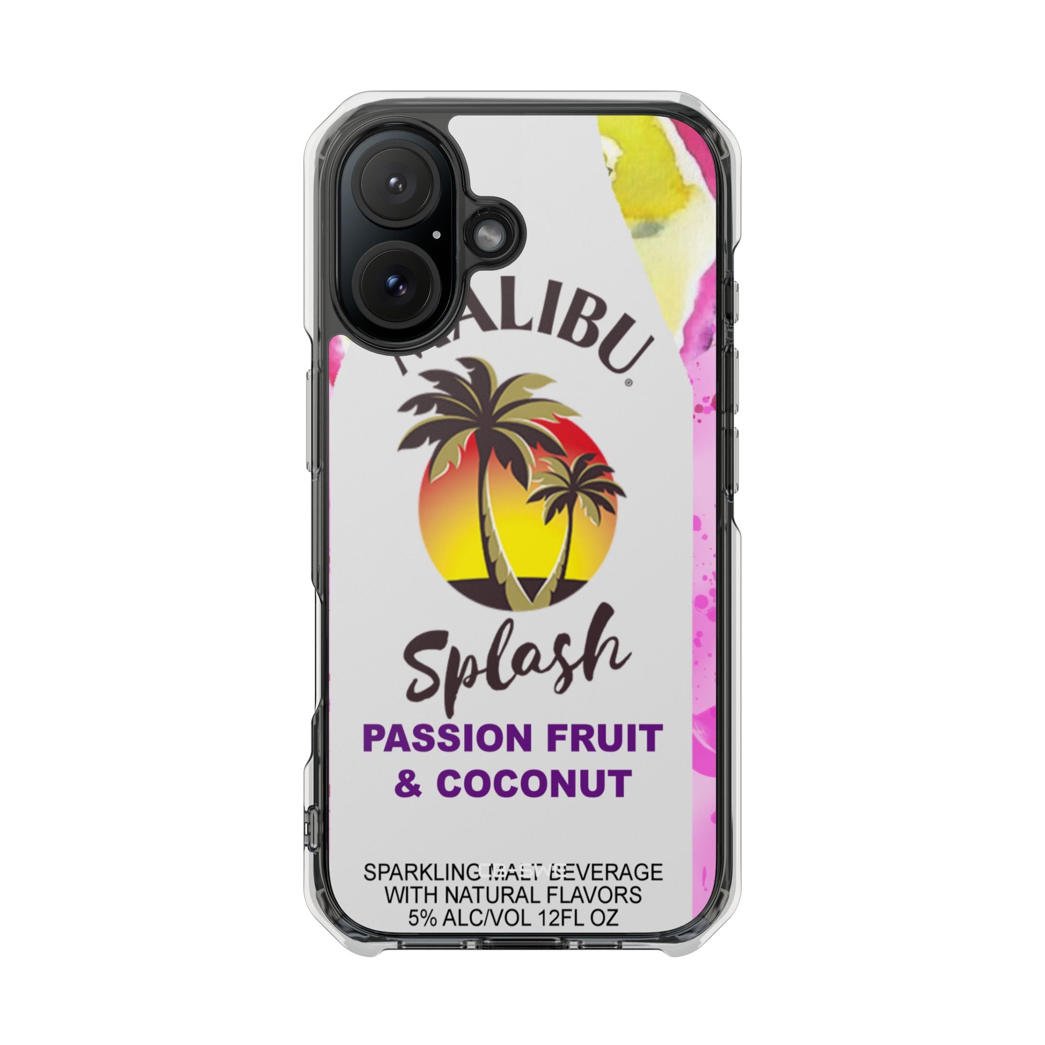 Tropical Sunset Splash iPhone Case - Impact
