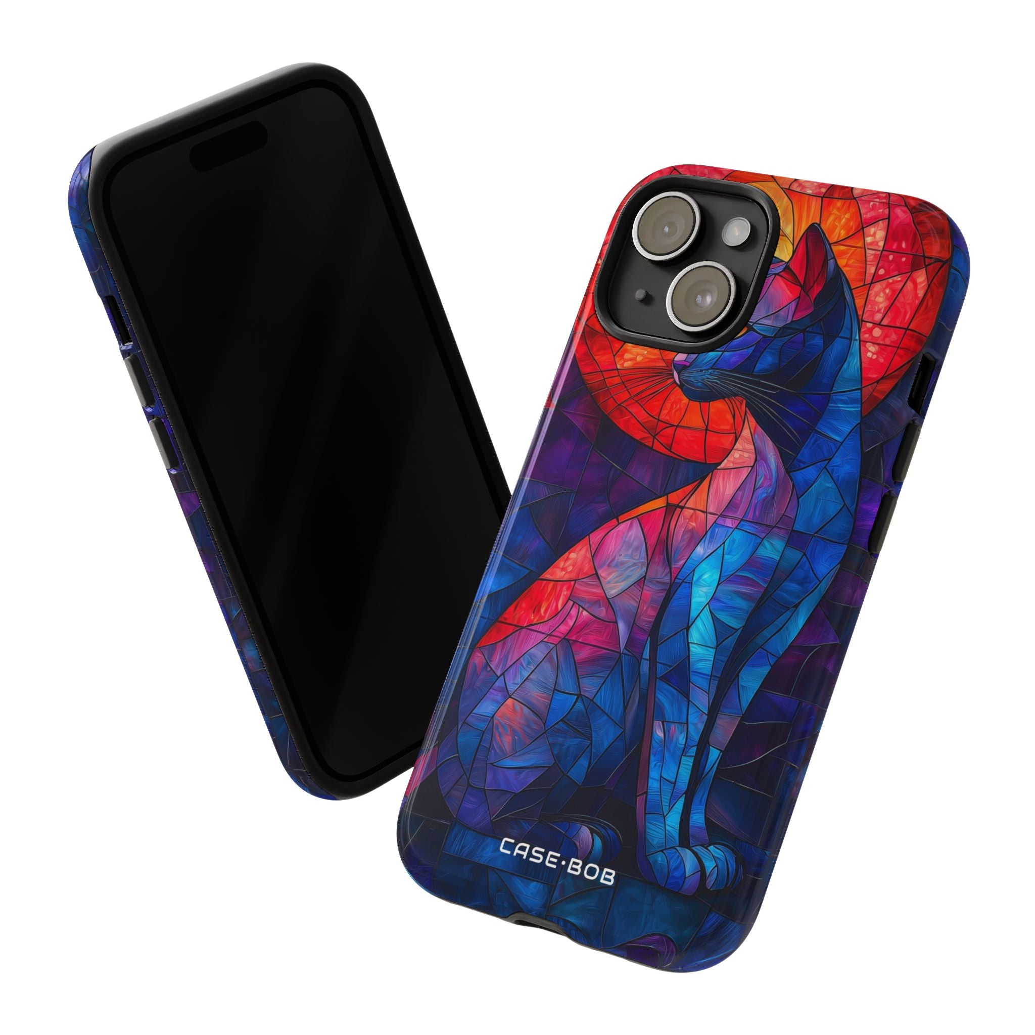 Celestial Cat iPhone 15 Case - Tough