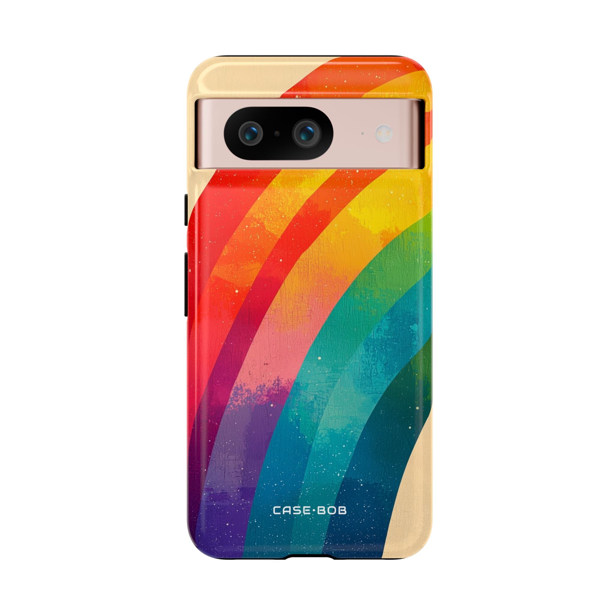 Textured Rainbow Arc Google Pixel 8 Case - Tough
