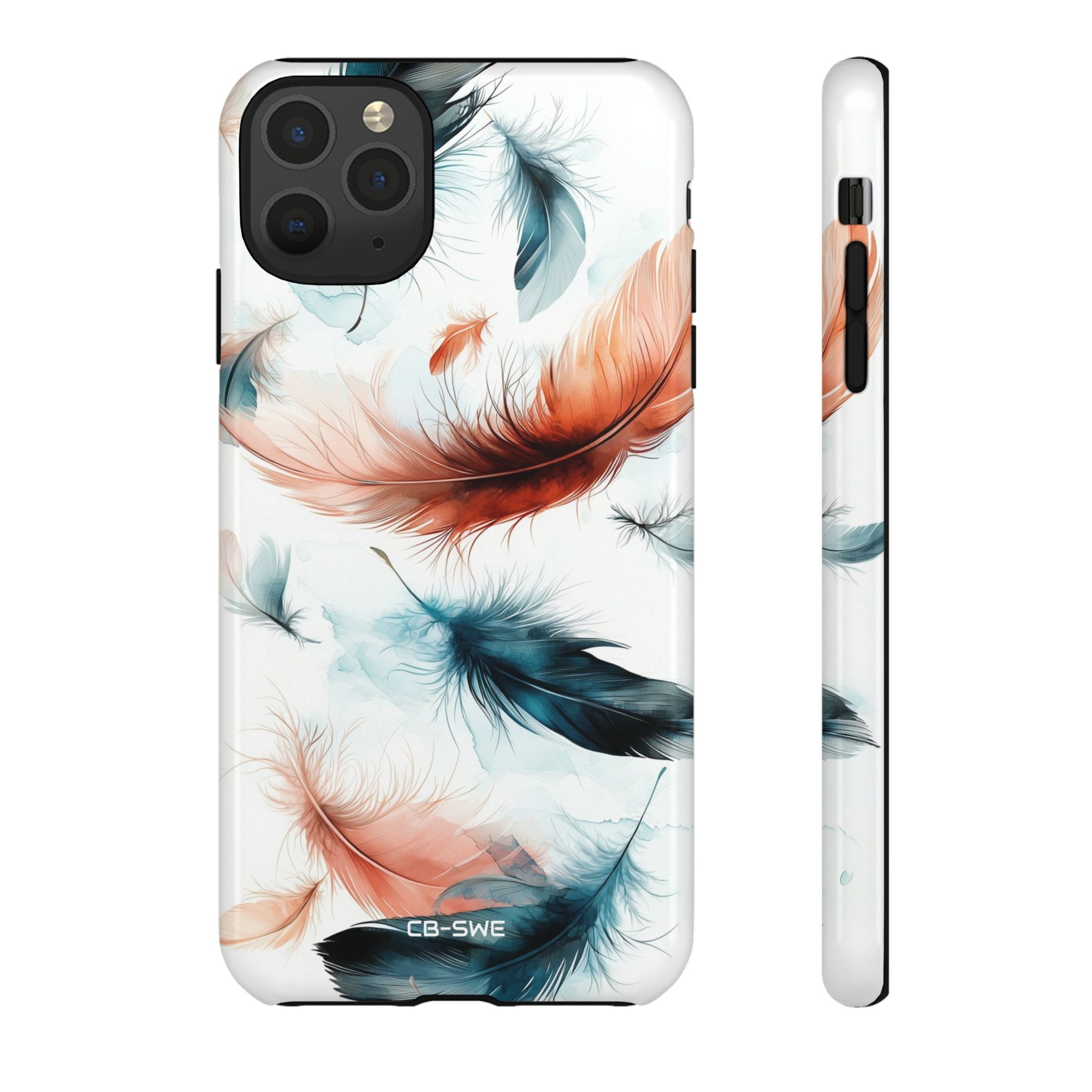 Feathers Drift Softly - iPhone Case