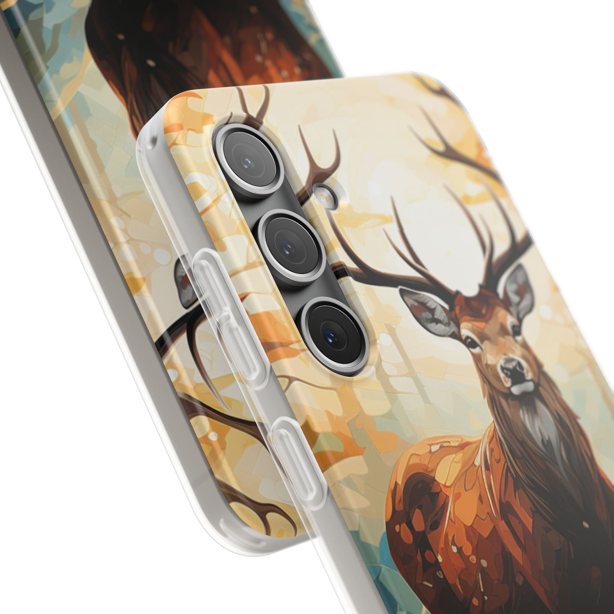 Glowing Stag Samsung S24 Case - Soft