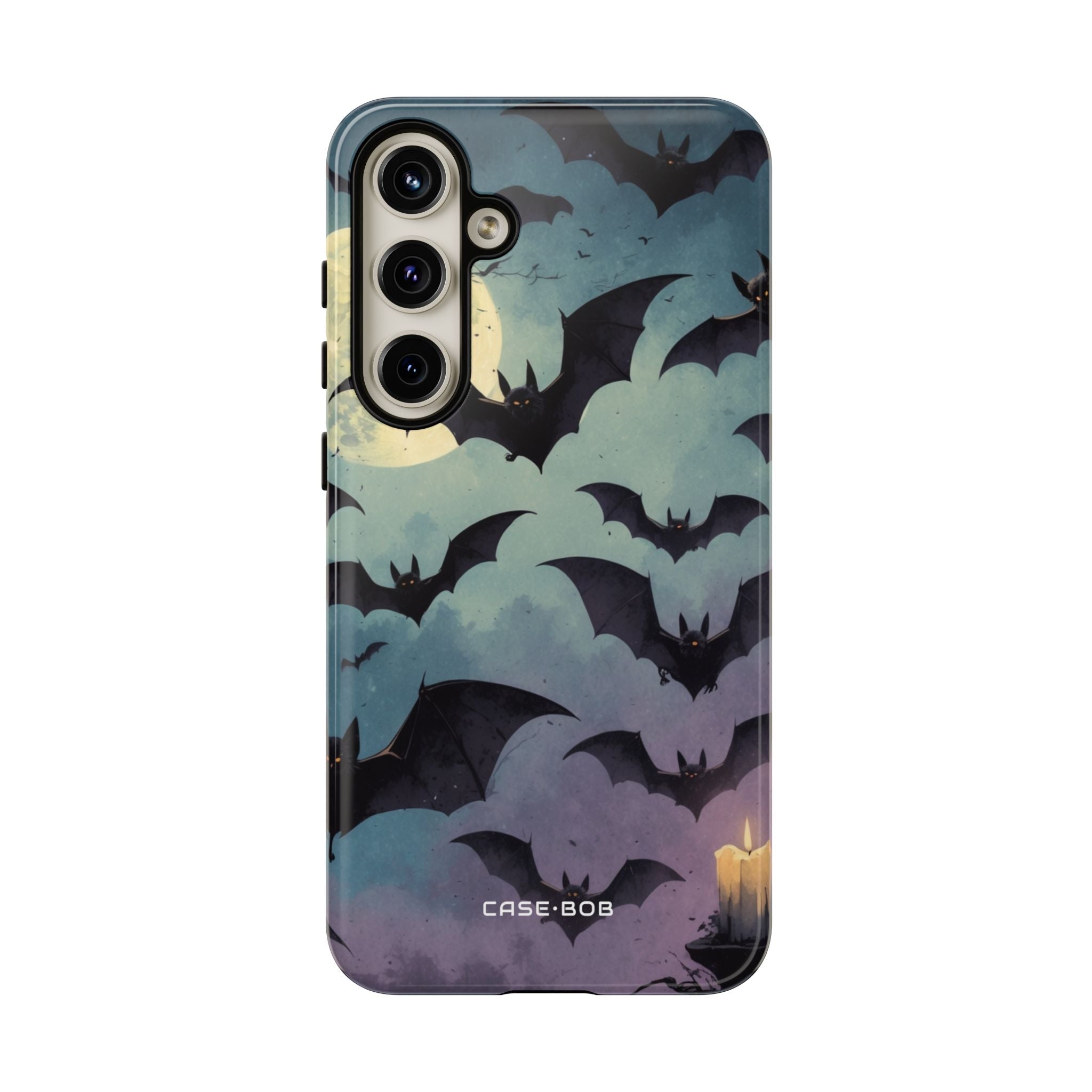 Glowing Bat Swarm Samsung S24 Plus Case - Tough