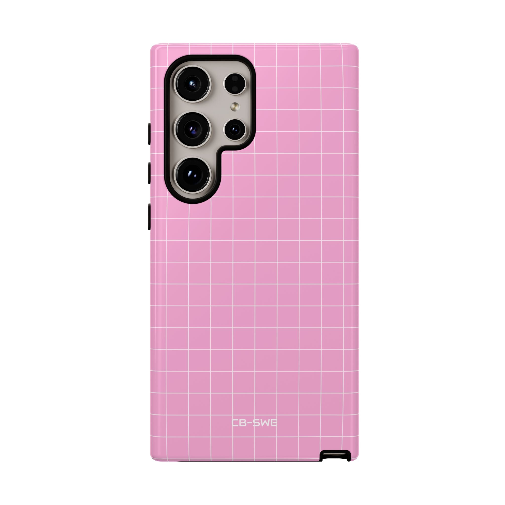 Pink Squares Align - Samsung Case