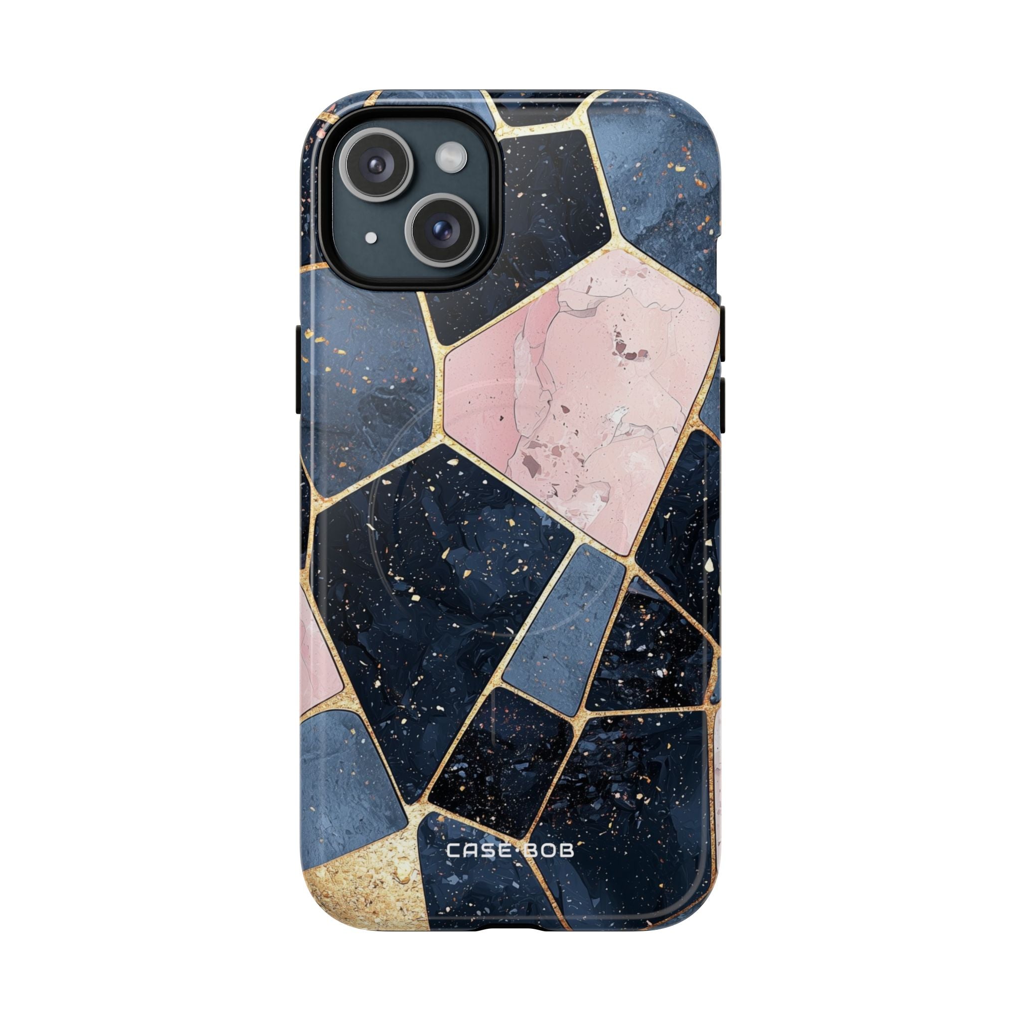 Golden Mosaic iPhone 15 Plus Case - Tough+