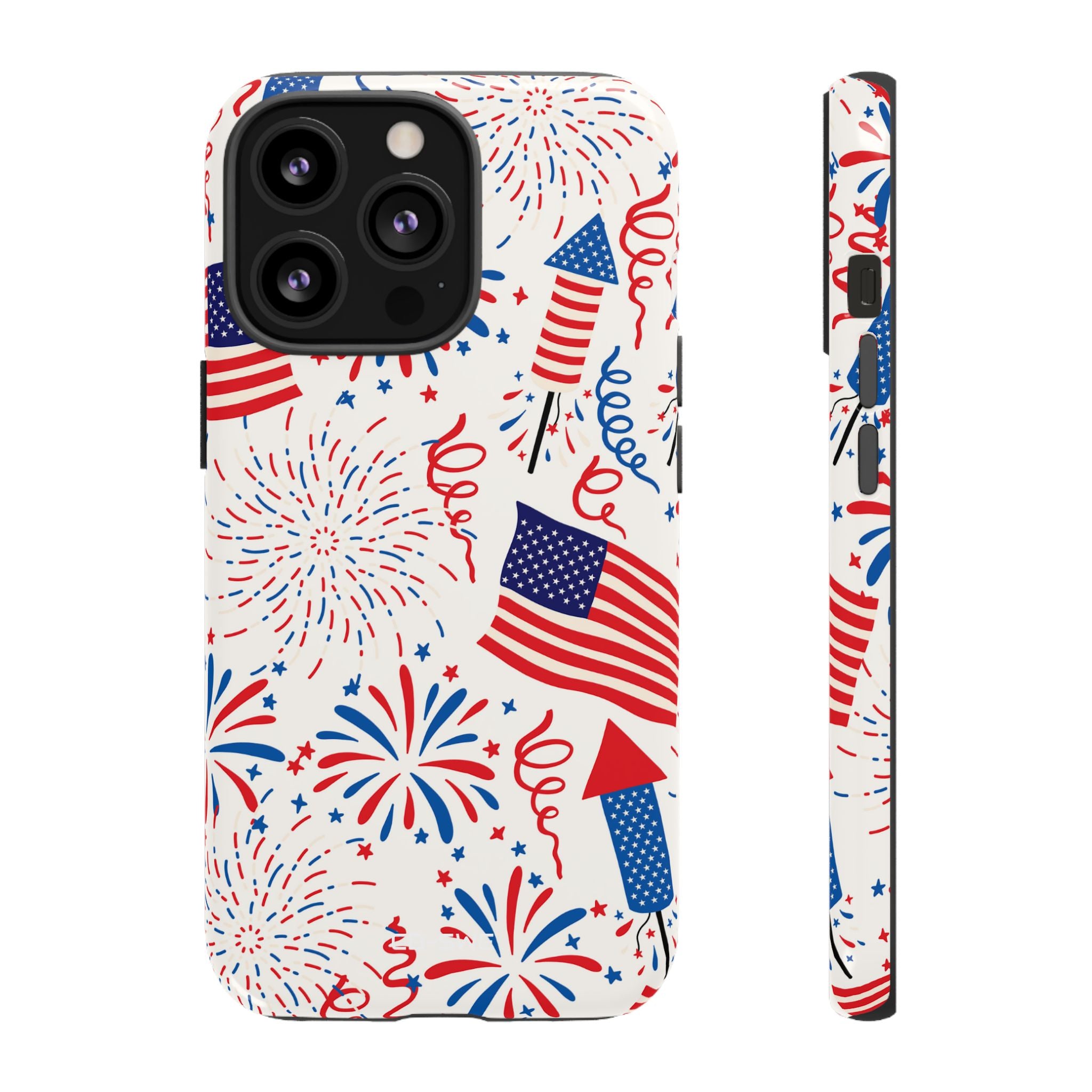 Fireworks Burst Bright - iPhone Case