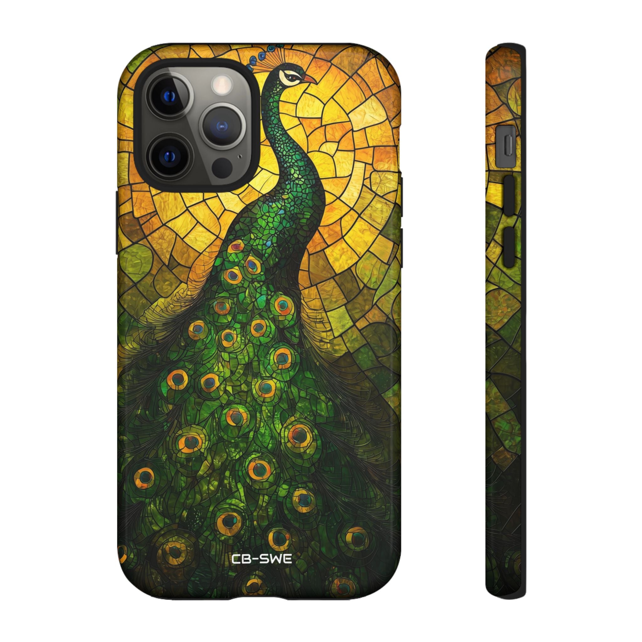 Peacock Spreads Light - iPhone Case