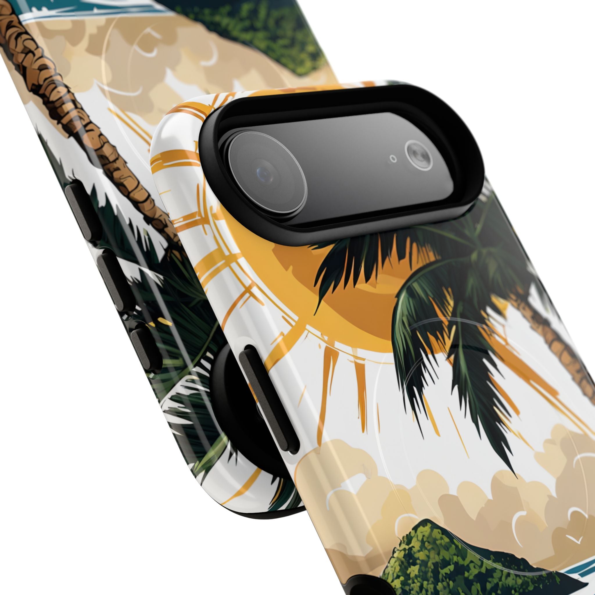 Sunny Palm Breeze iPhone 17 Air Case - Tough+