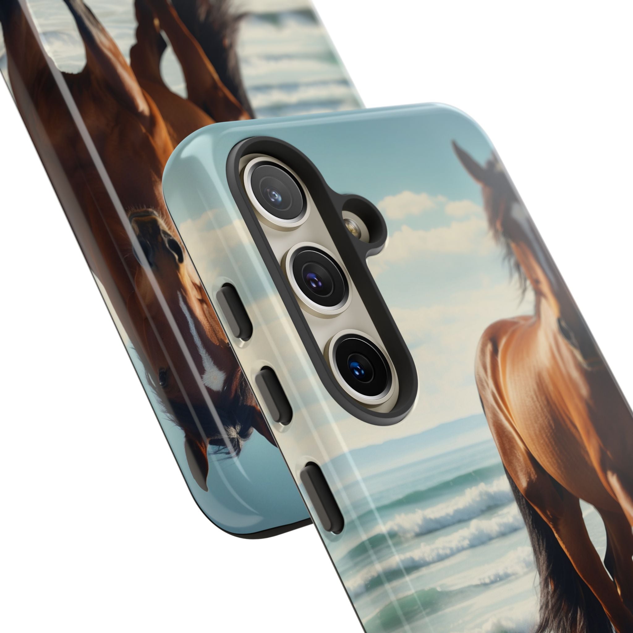 Horse Gallops Shoreline - Samsung Case