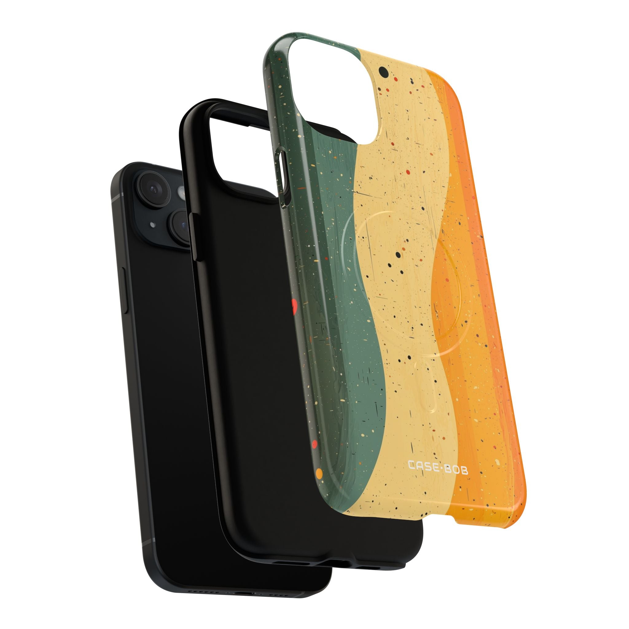 Wavy Forest Veil iPhone 15 Plus Case - Tough+