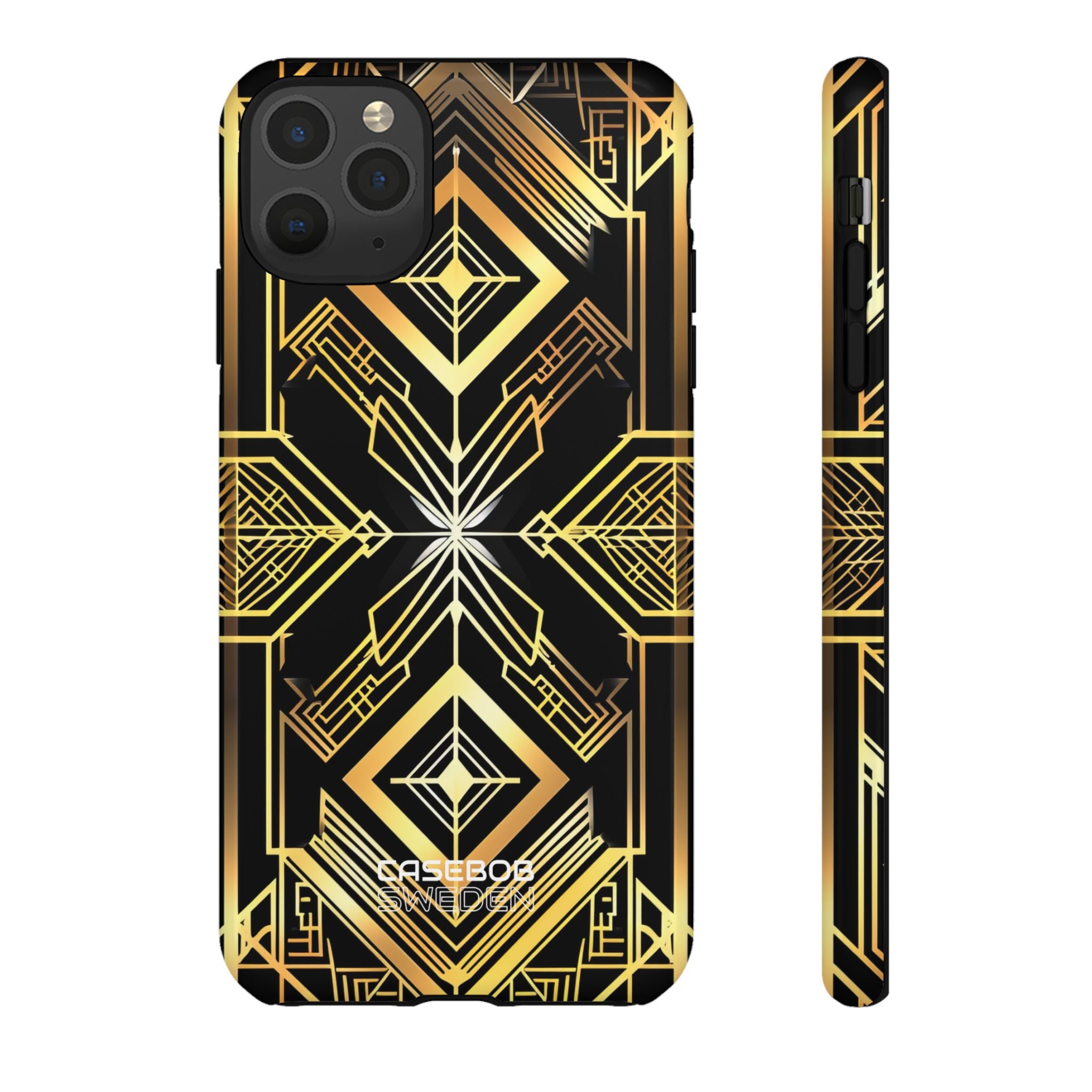 Golden Geometric Symphony iPhone 11 - Tough