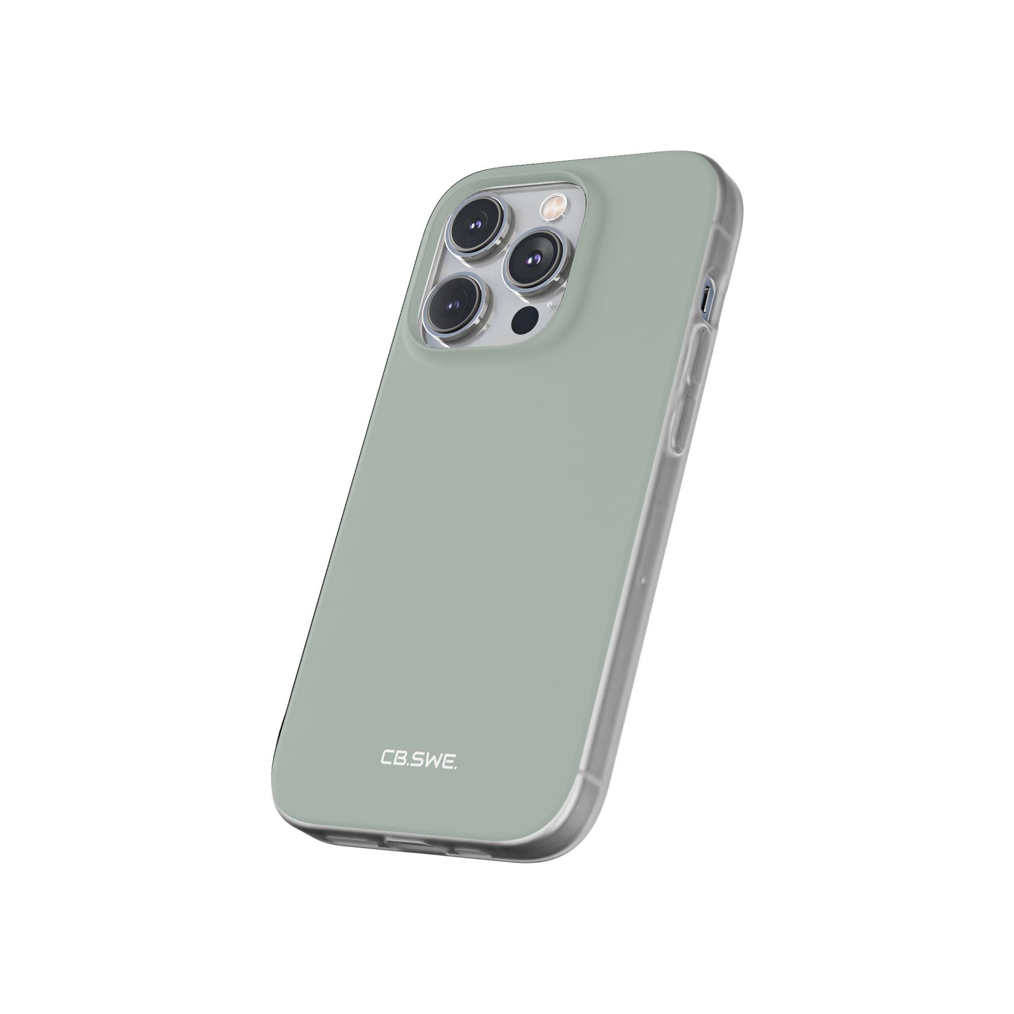 Aschgraue iPhone-Hülle – Flexi