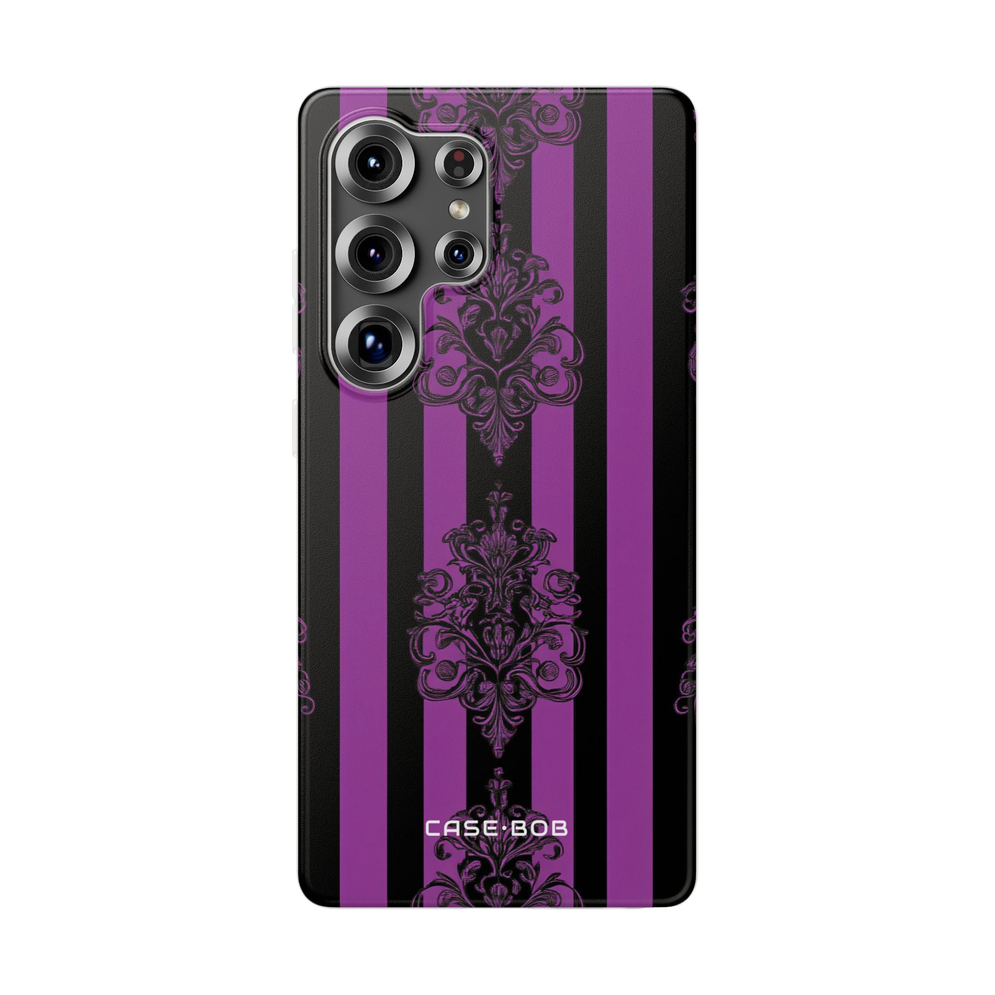 Damask Elegance Purple Samsung S25 Ultra Case - Soft