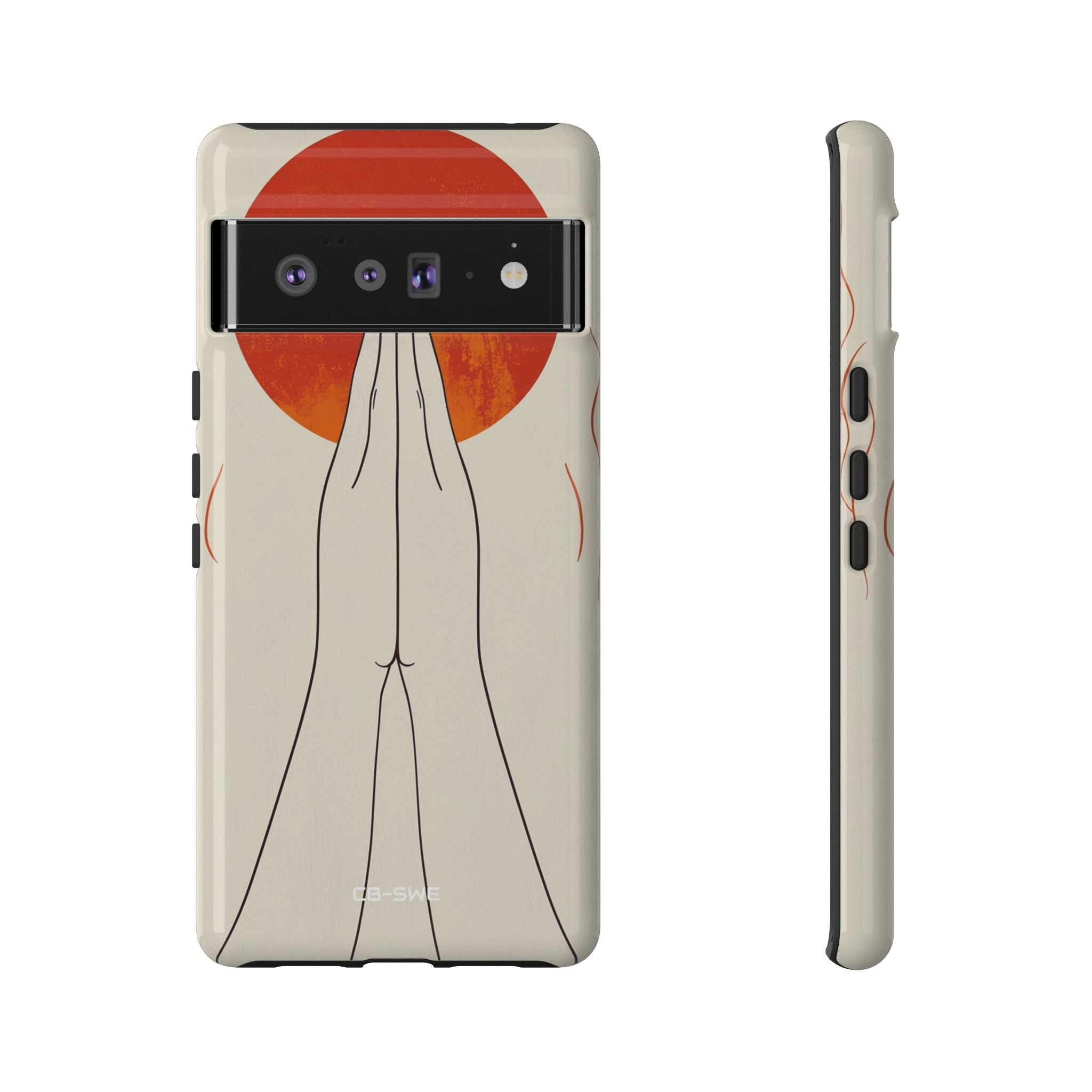 Hands Embrace Sun - Google Pixel Case
