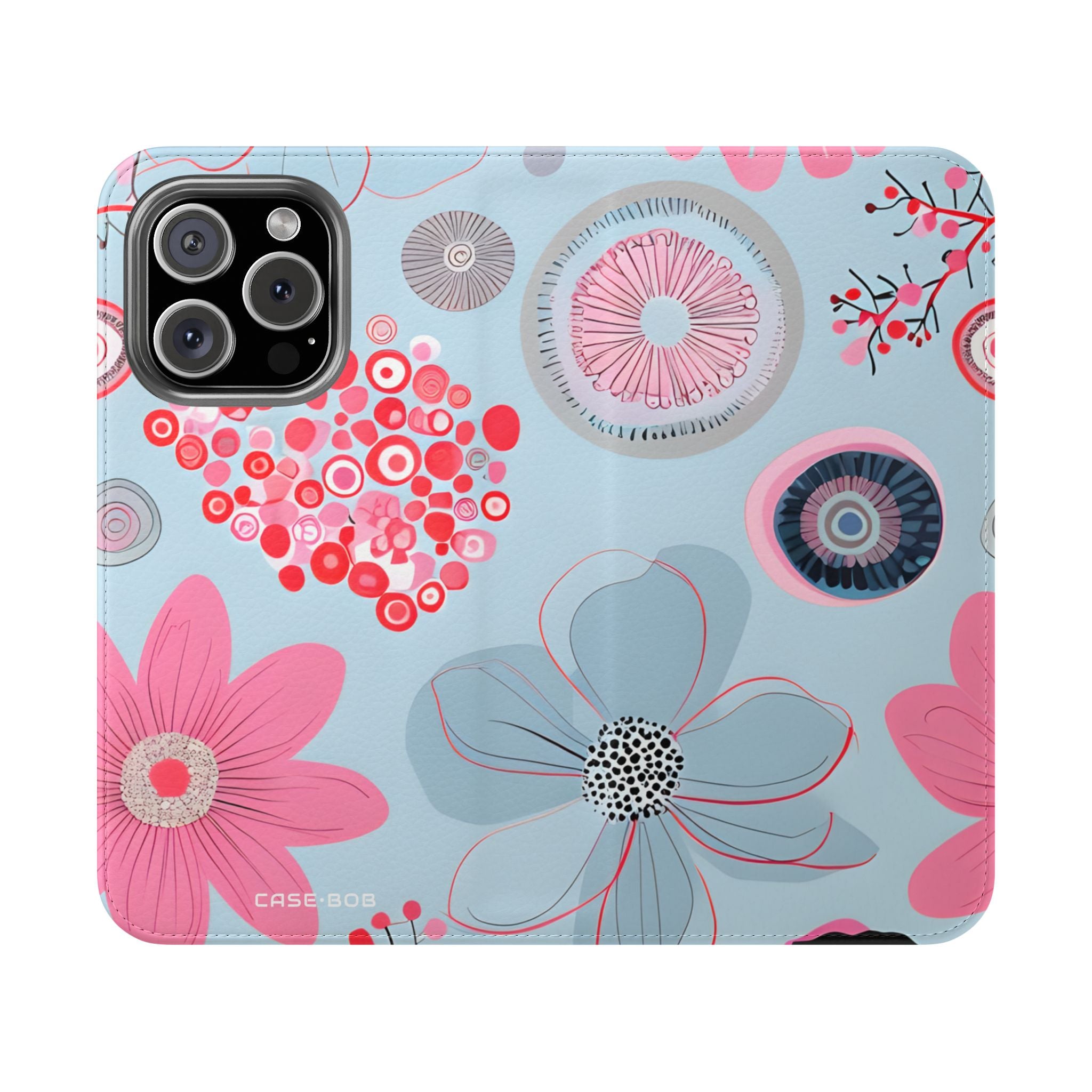 Outlined Bloom Radiance - iPhone 16 Pro Case - Wallet