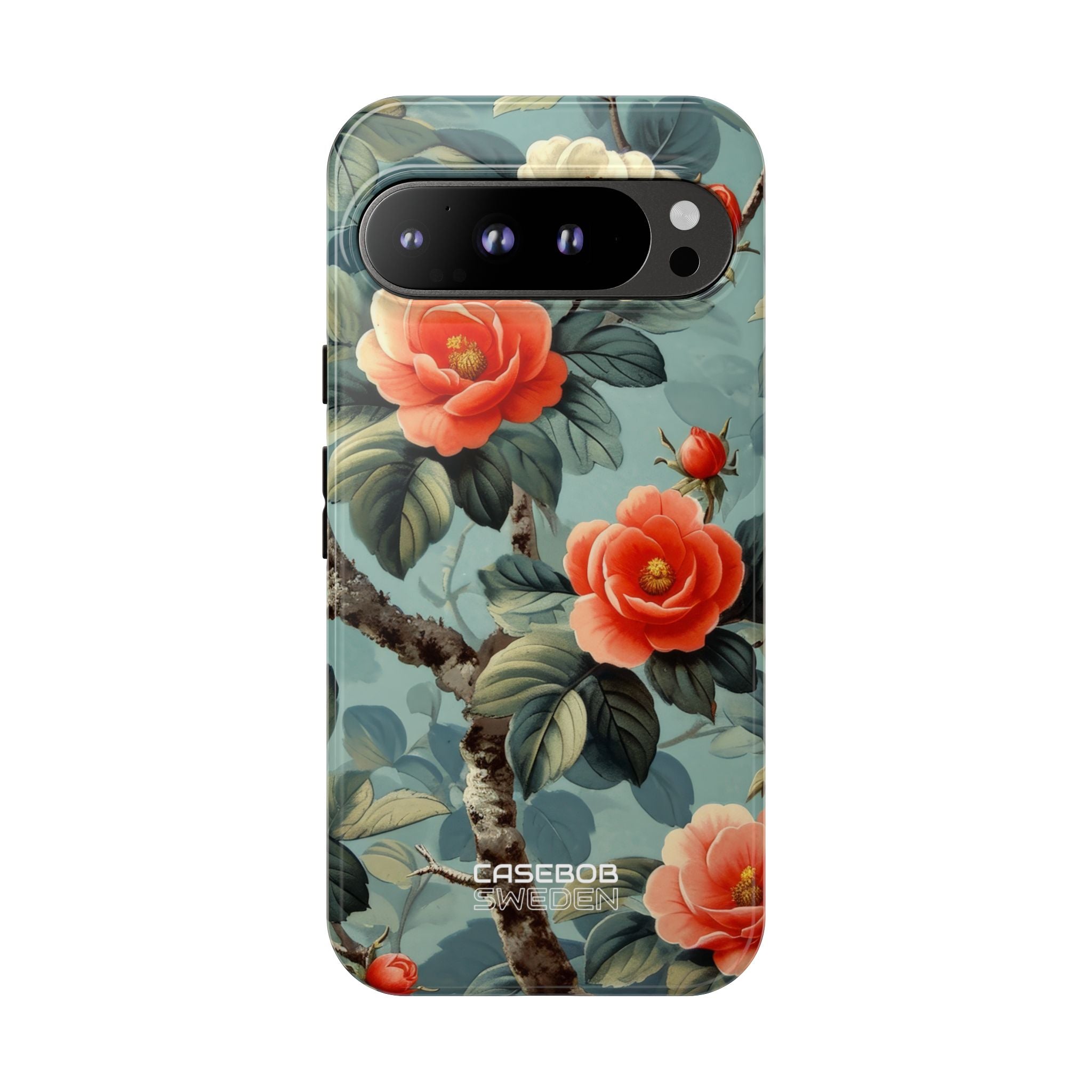 Coral Blossom Tapestry Google Pixel 9 - Tough