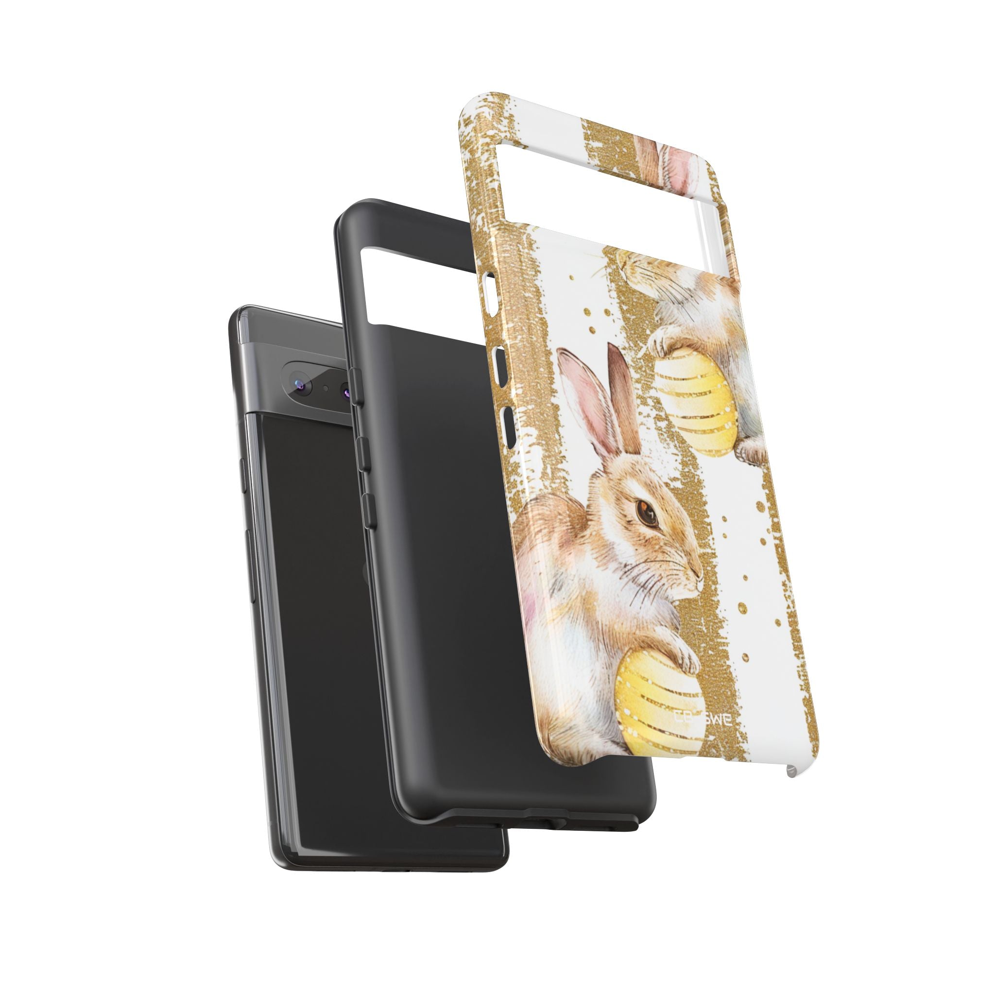 Bunnies Hold Eggs - Google Pixel Case